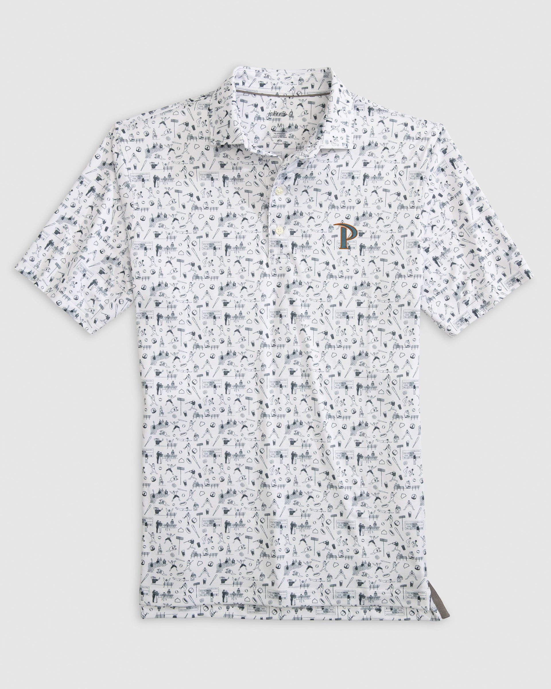 Pepperdine Ballpark Printed Performance Jersey Polo