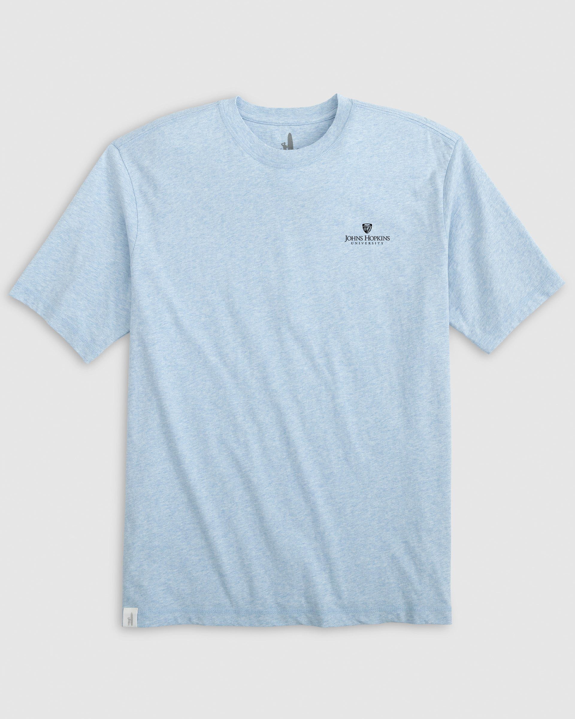 Johns Hopkins Heathered Spencer Cotton T-Shirt