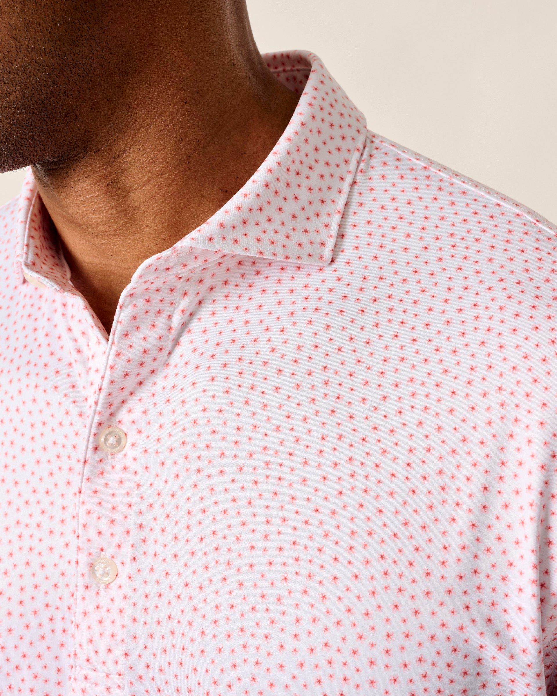 Featherweight Performance Polo - Plumeria