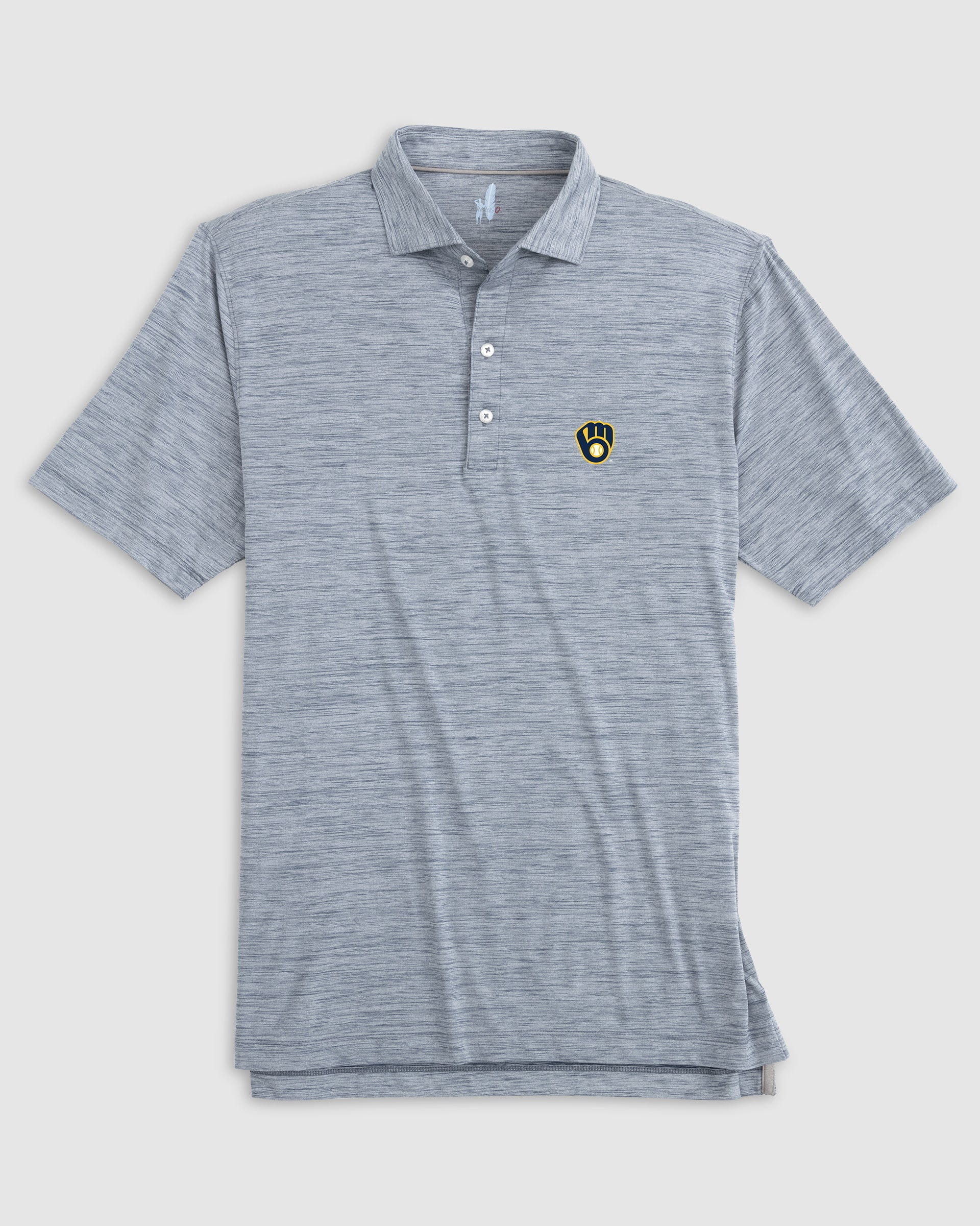 Milwaukee Brewers Huronn Featherweight Performance Polo