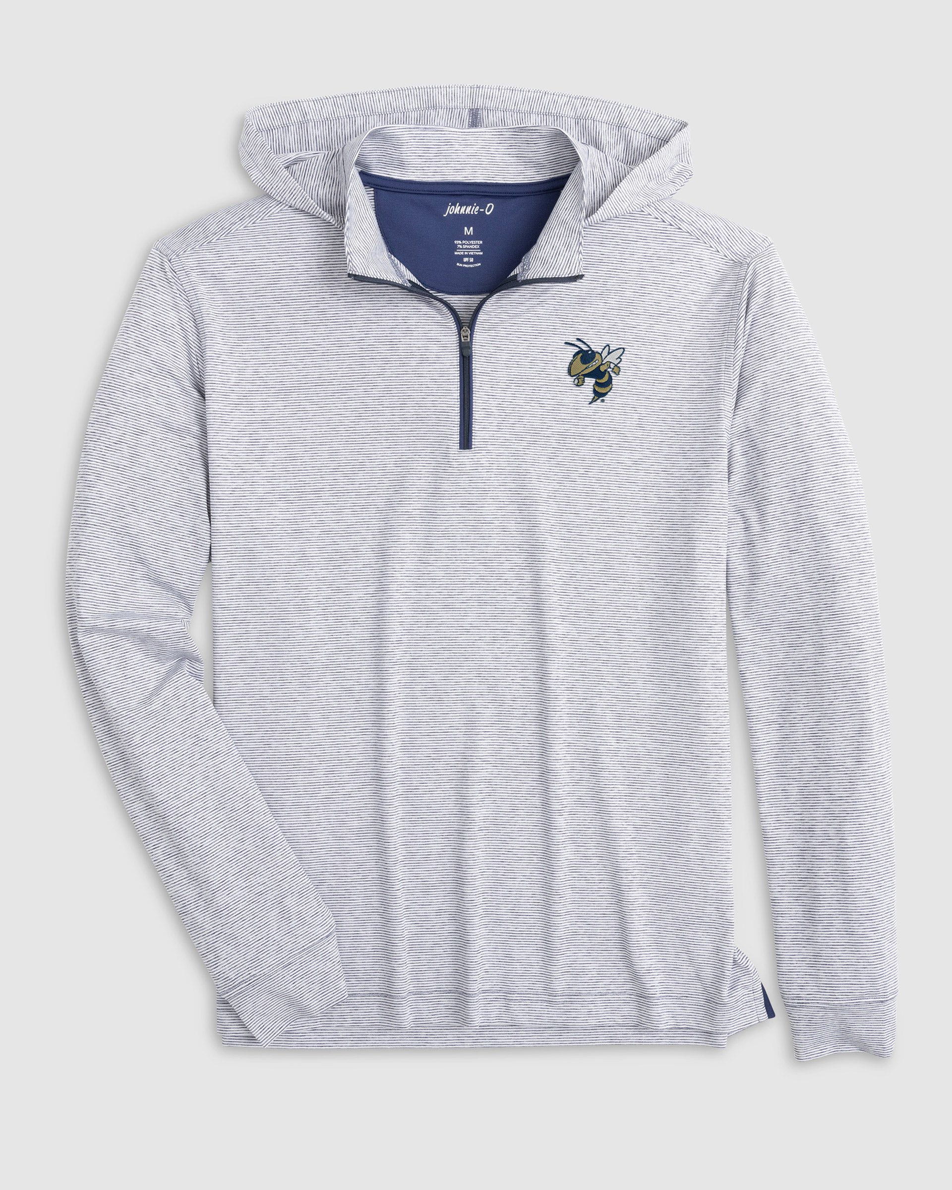 Georgia Tech Hybrid Performance Hoodie - Buzz Logo