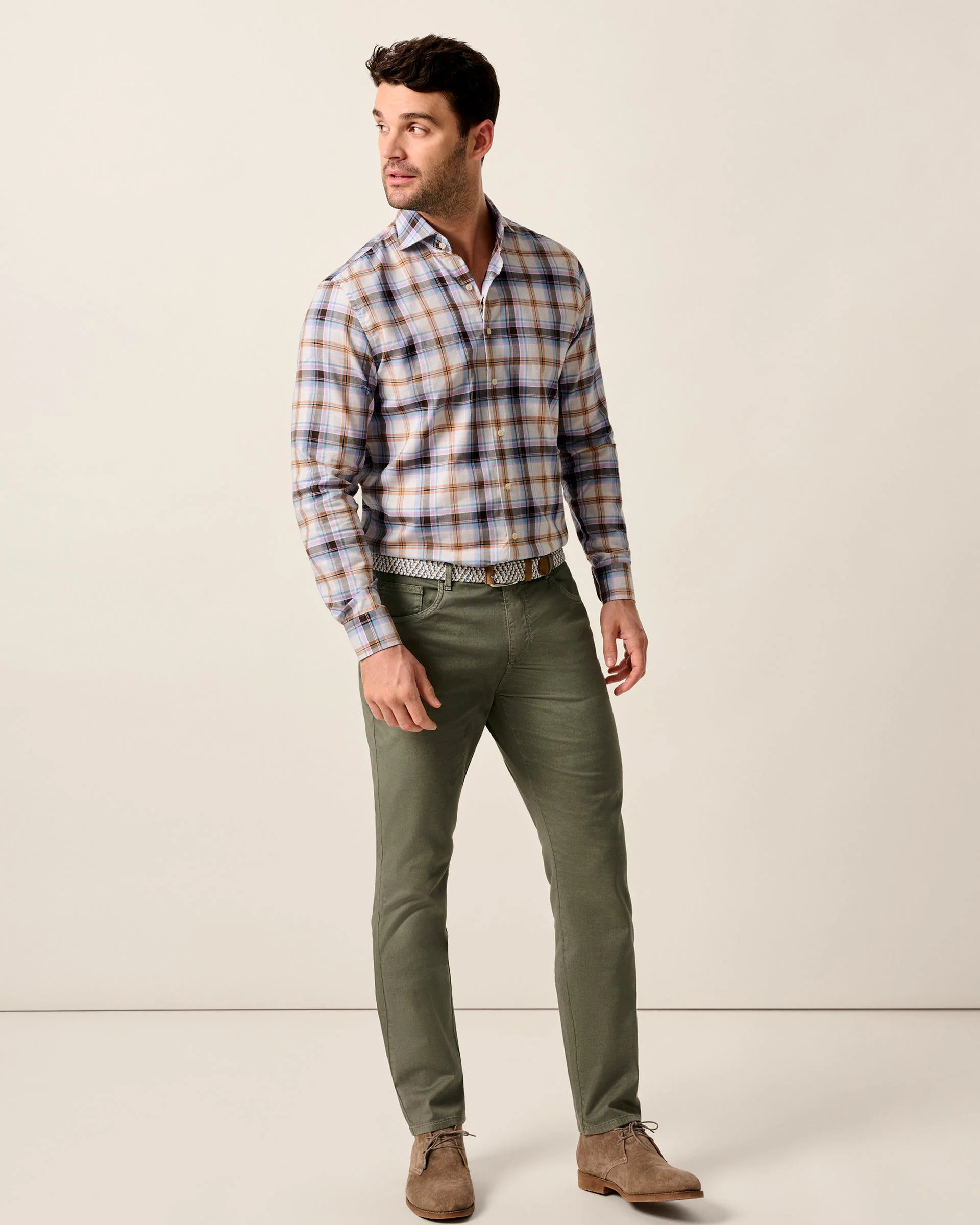 Carmel Sateen 5-Pocket Pants