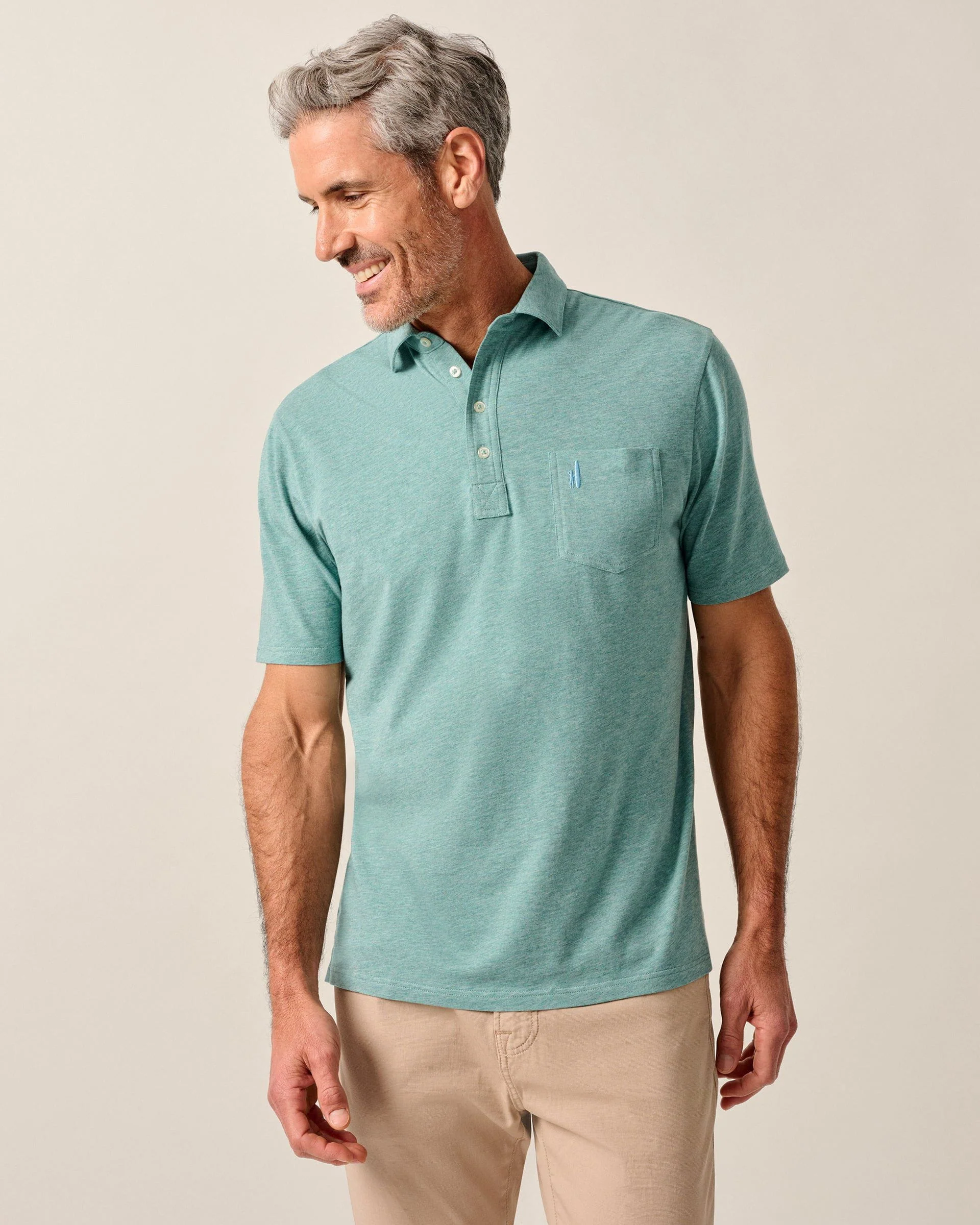 Original 4-Button Polo - Heathered 2.0