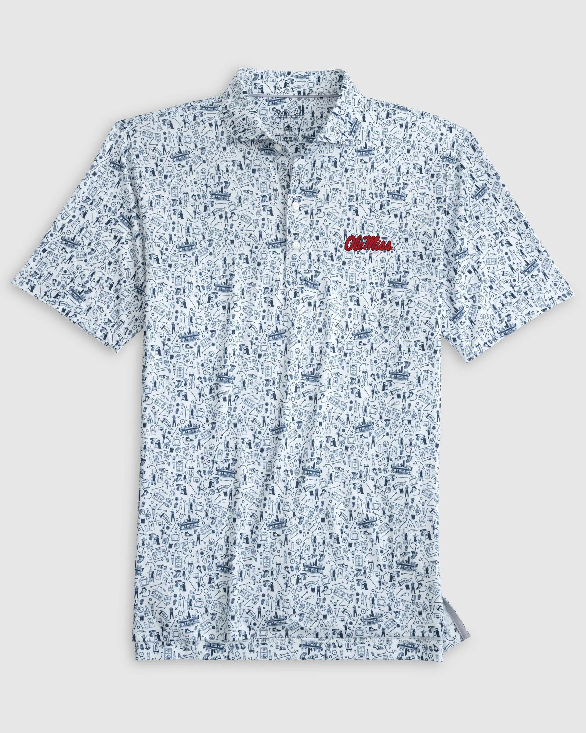 Ole Miss Hoop There It Is Performance Jersey Polo