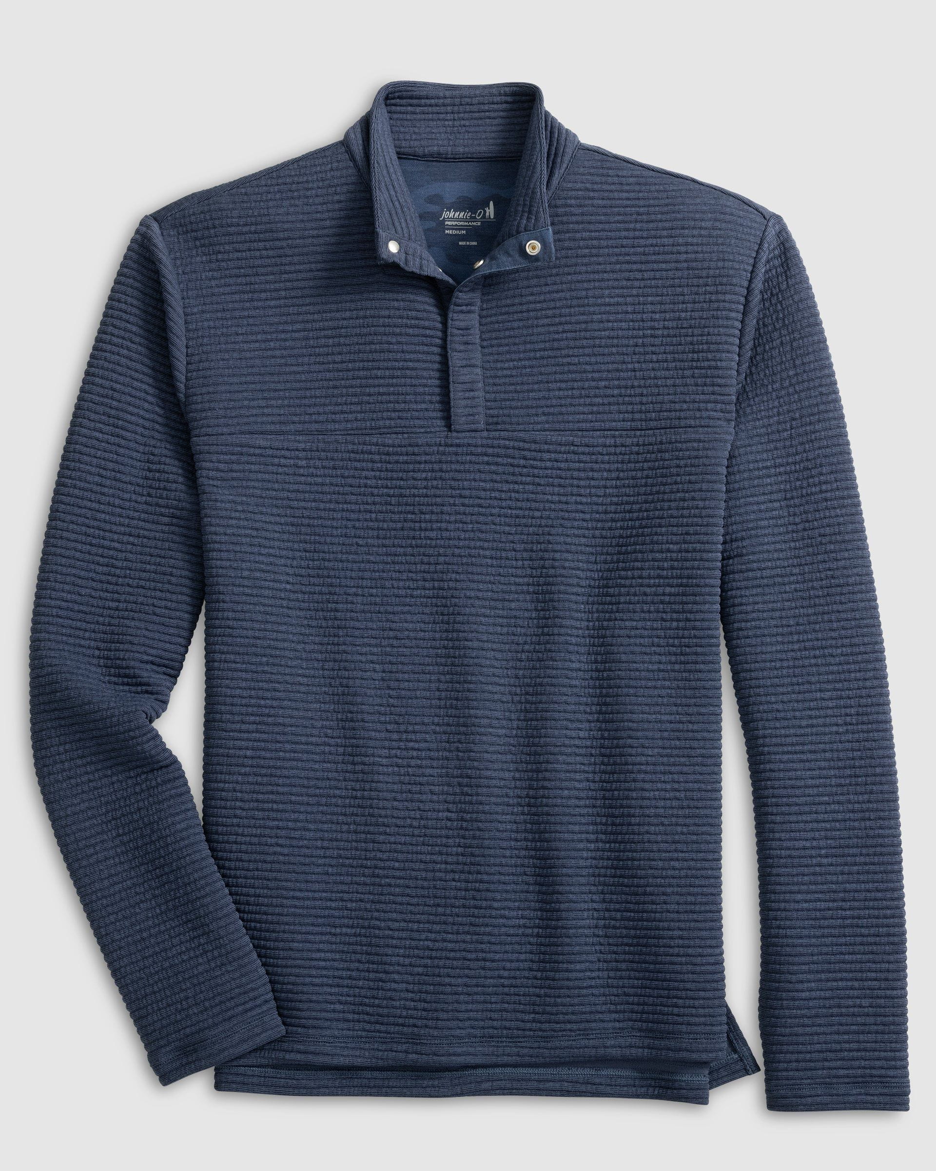 Benjy Heathered Henley Pullover