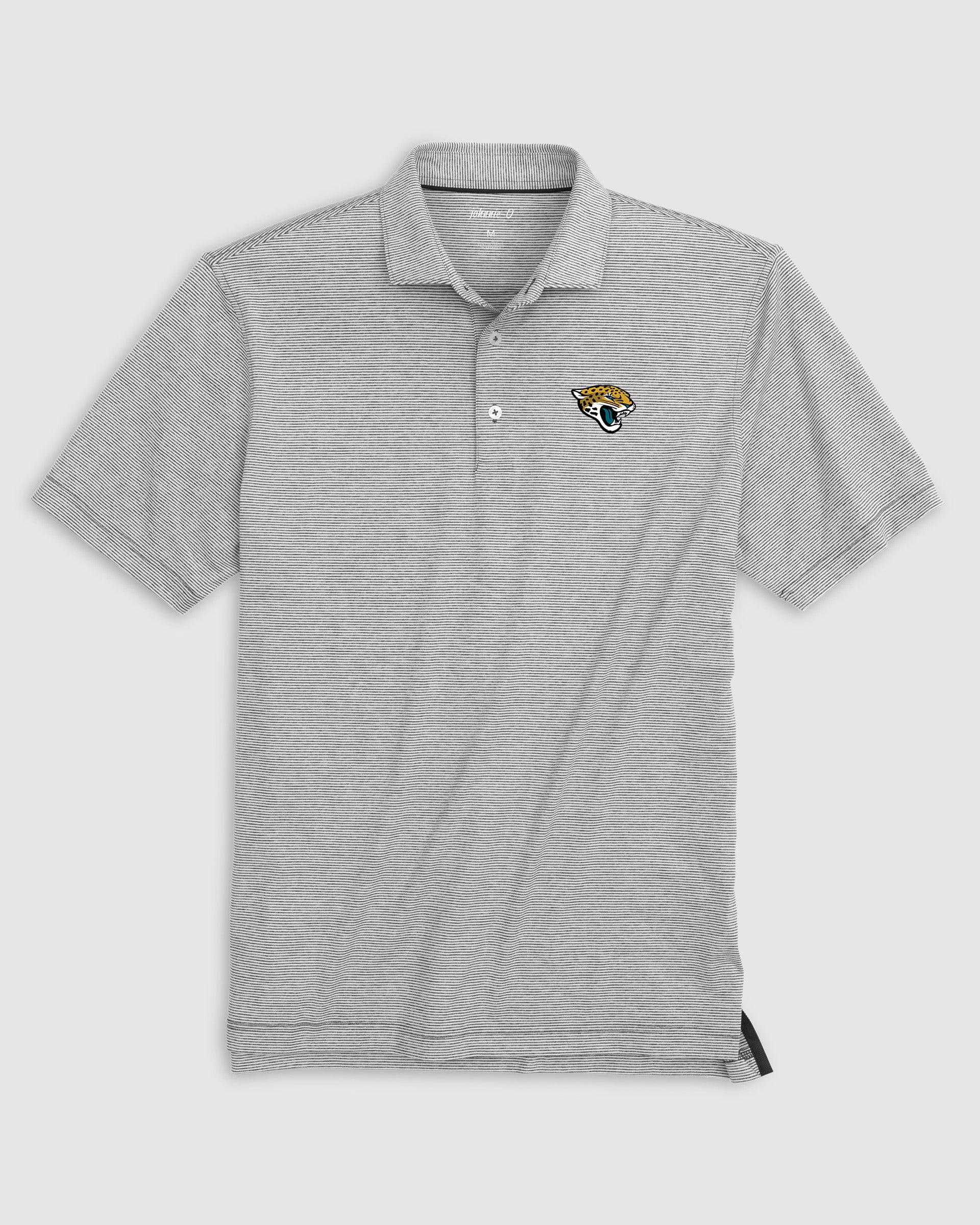Jacksonville Jaguars Lyndonn Striped Performance Jersey Polo