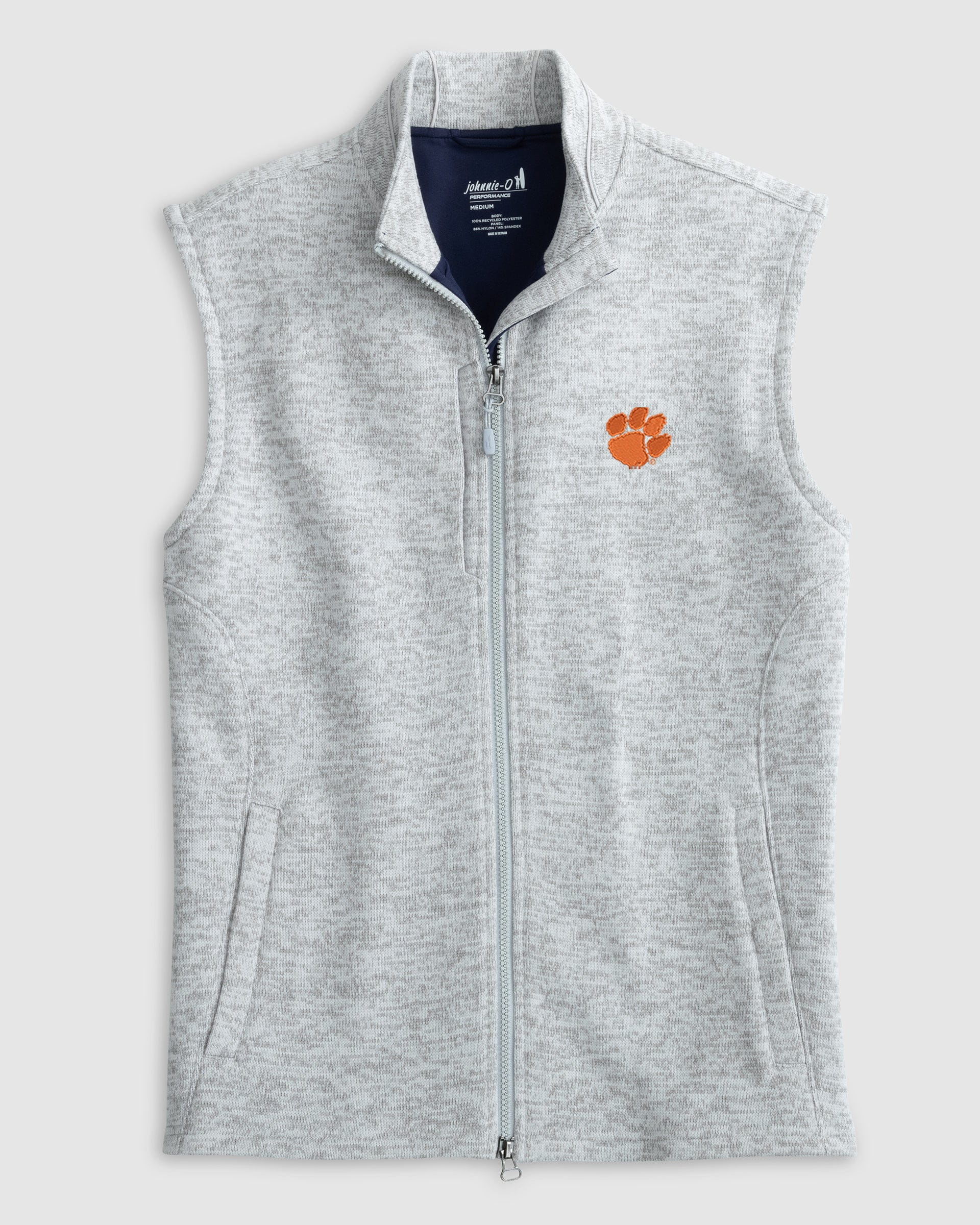 Clemson Denalis Performance Fleece Vest