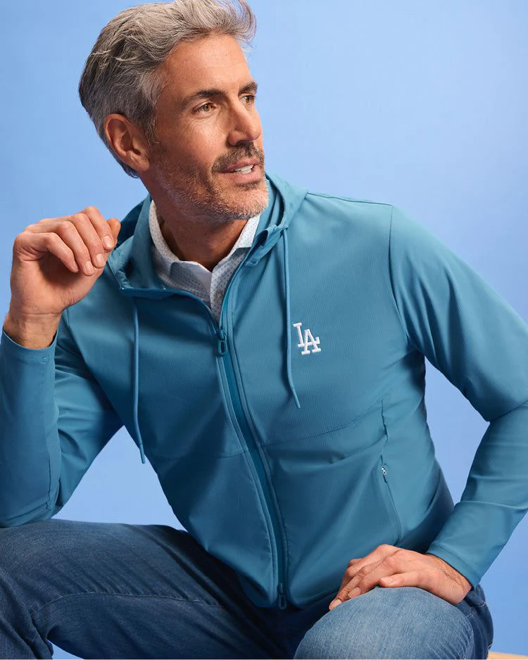 Los Angeles Dodgers Marshal Featherweight Hooded Jacket
