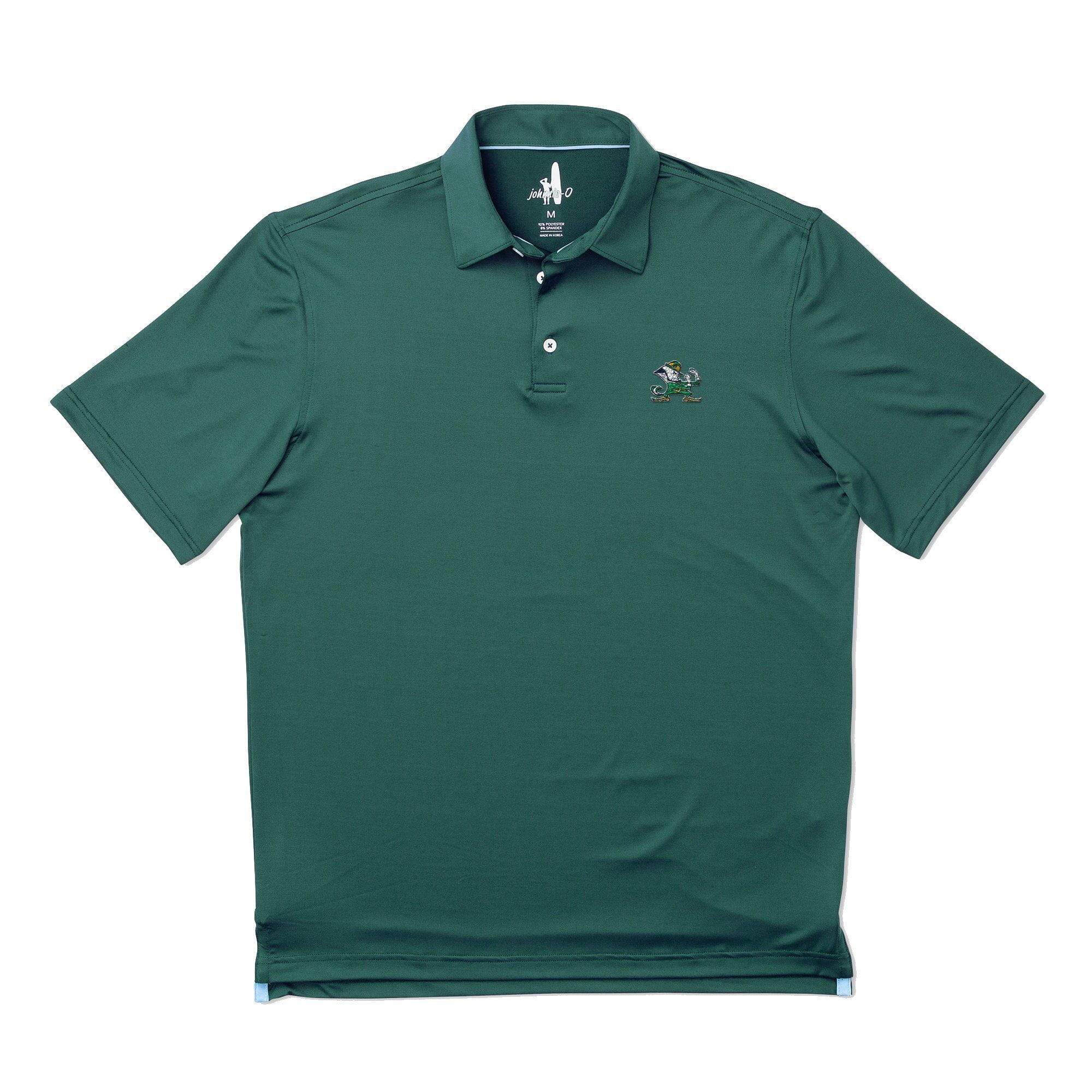 Notre Dame Birdie Jersey Performance Polo - Leprechaun Logo