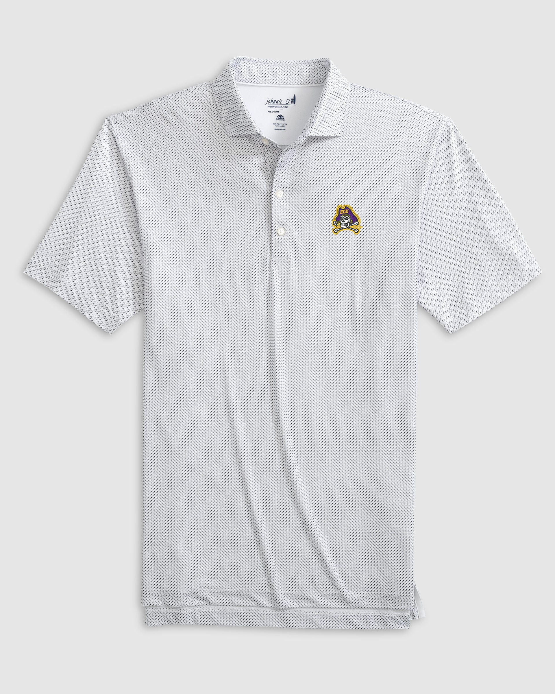 East Carolina Tee Time Printed Performance Jersey Polo