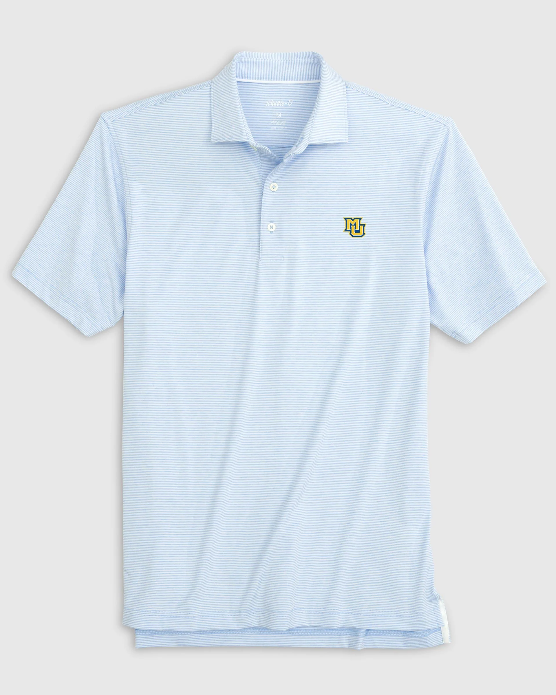 Marquette Lyndonn Striped Jersey Performance Polo