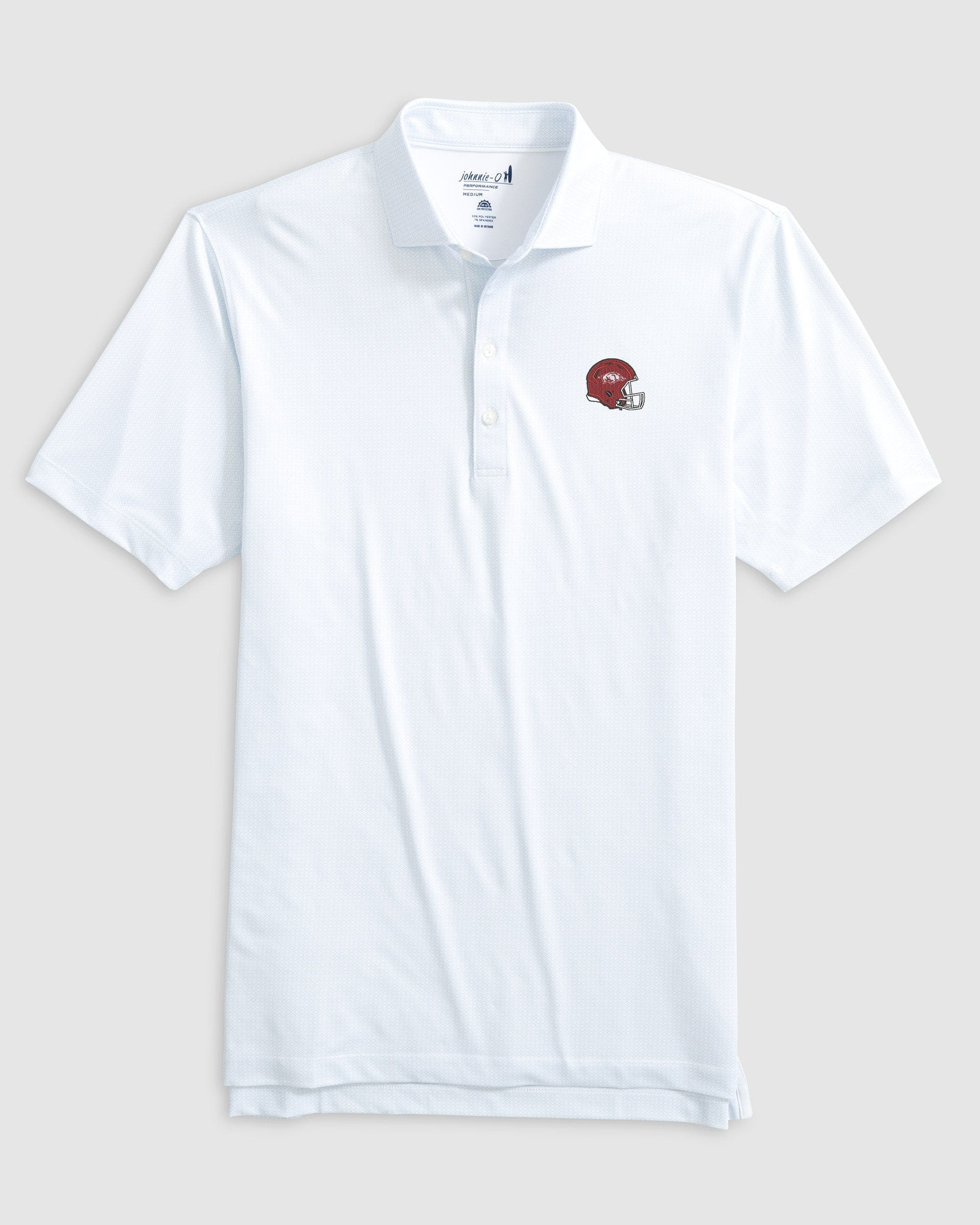Arkansas Slade Performance Jersey Polo - Helmet Logo