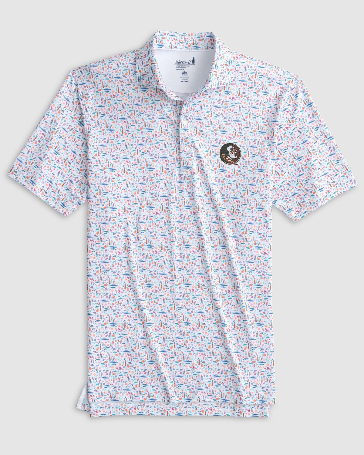 Florida State Sunshine State Printed Jersey Performance Polo