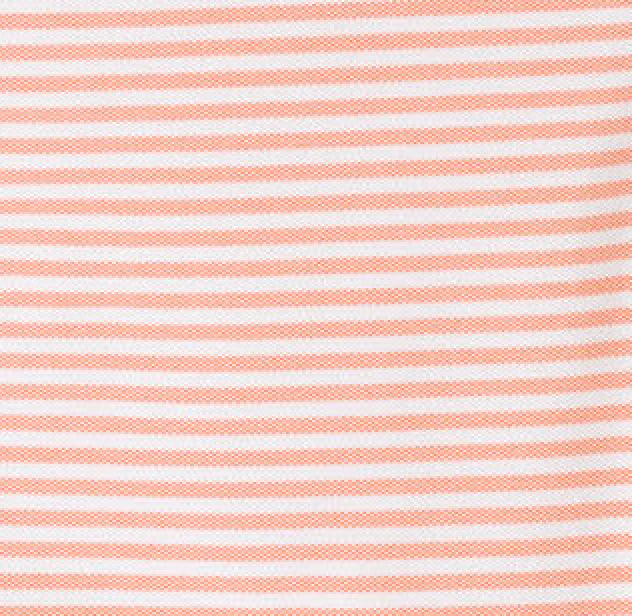 Clemson Stetsons Striped Performance Mesh Polo - Vault Logo