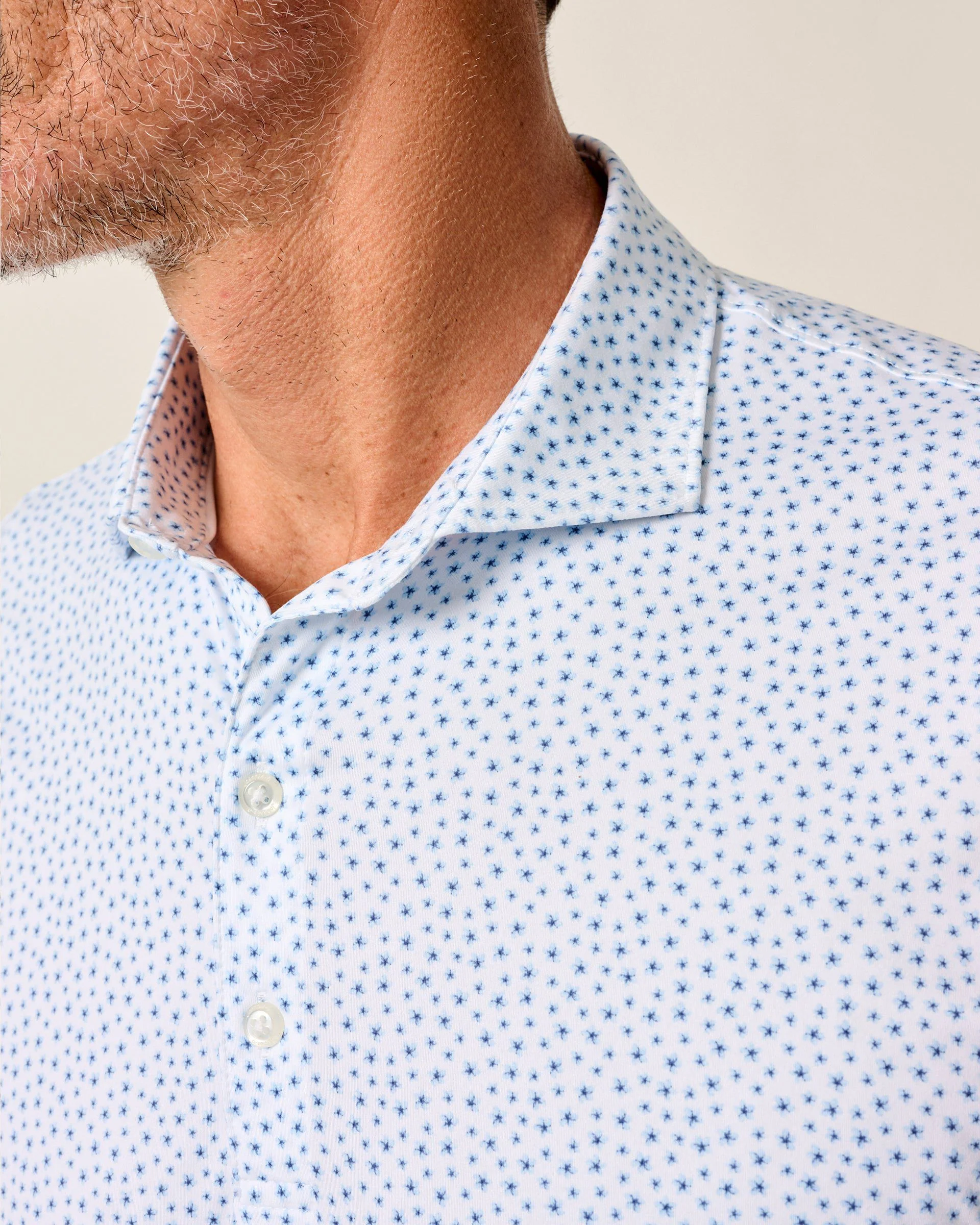 Featherweight Performance Polo - Plumeria