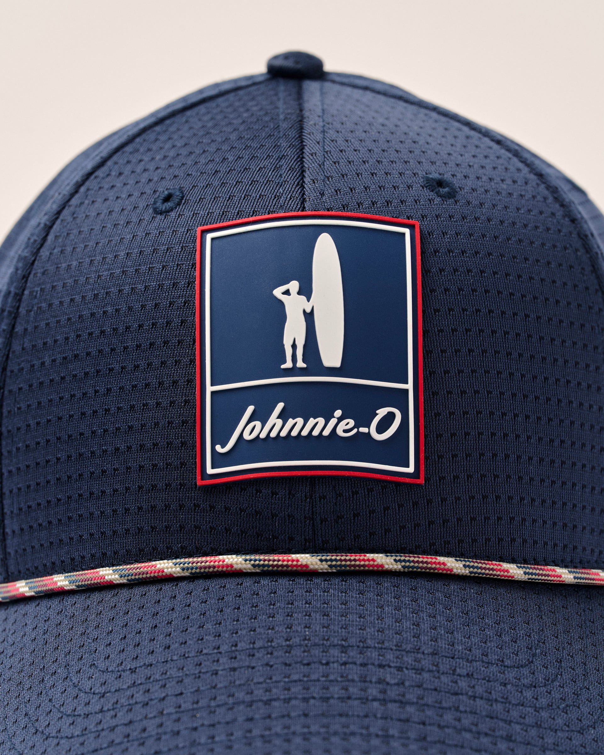 Johnnie-O Square Logo Rope Hat