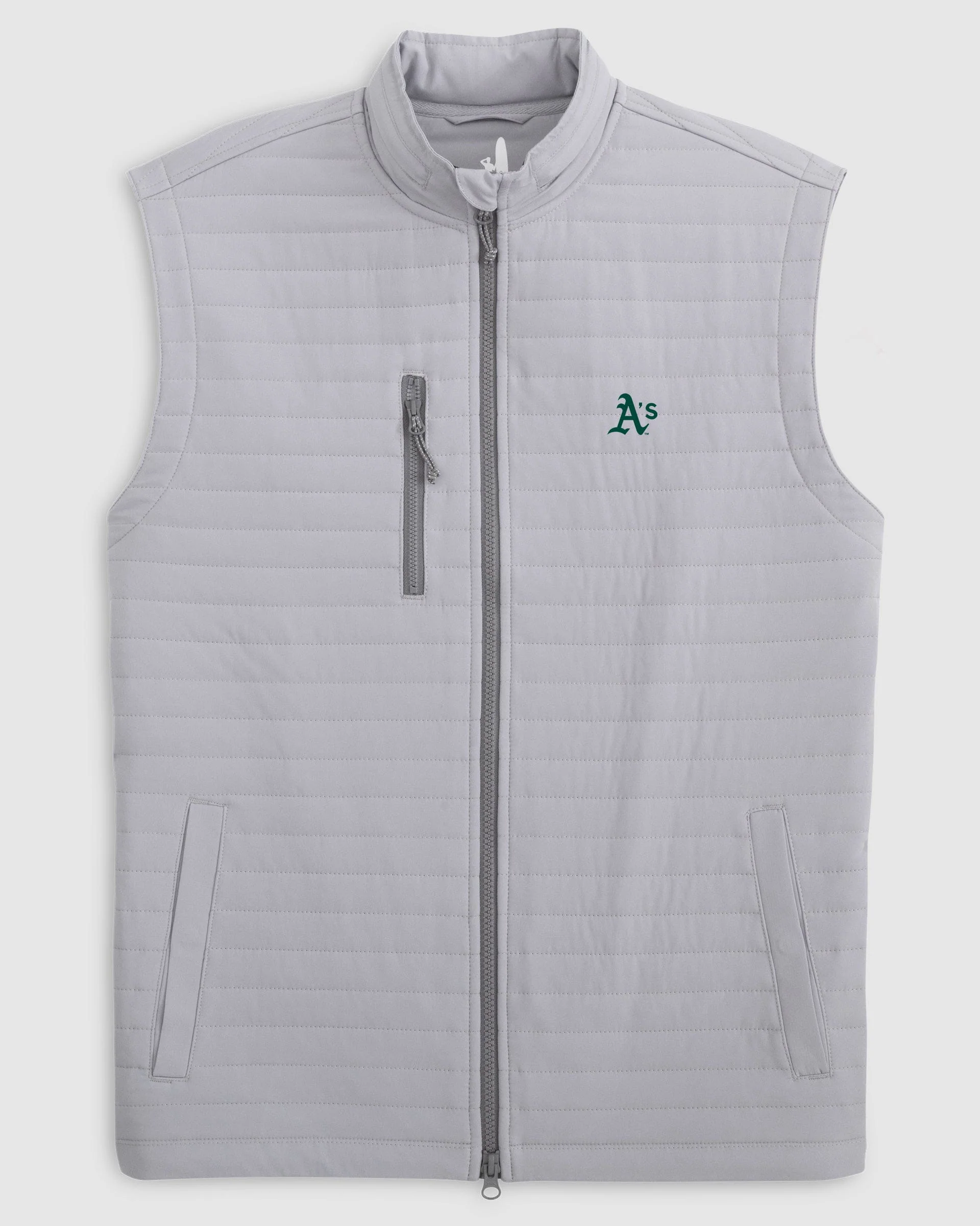Oakland Athletics Crosswind Quilted Performance Vest