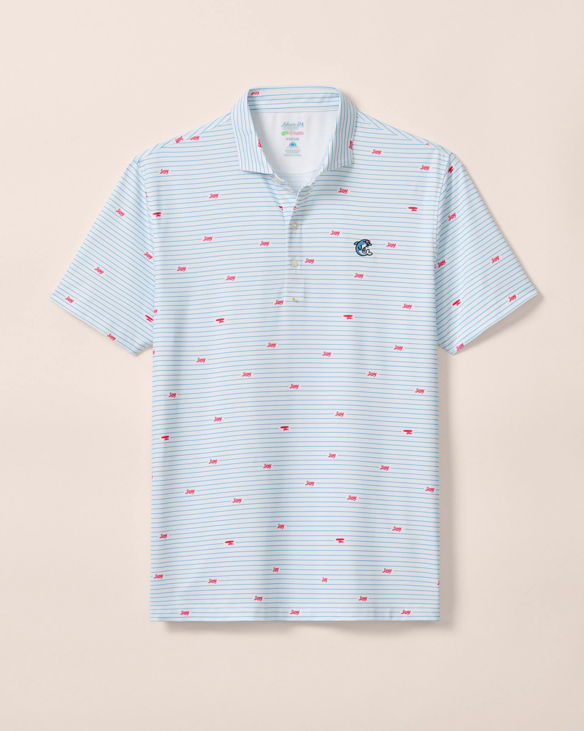 SWAG Golf x Johnnie-O Performance Polo - Wavefinder