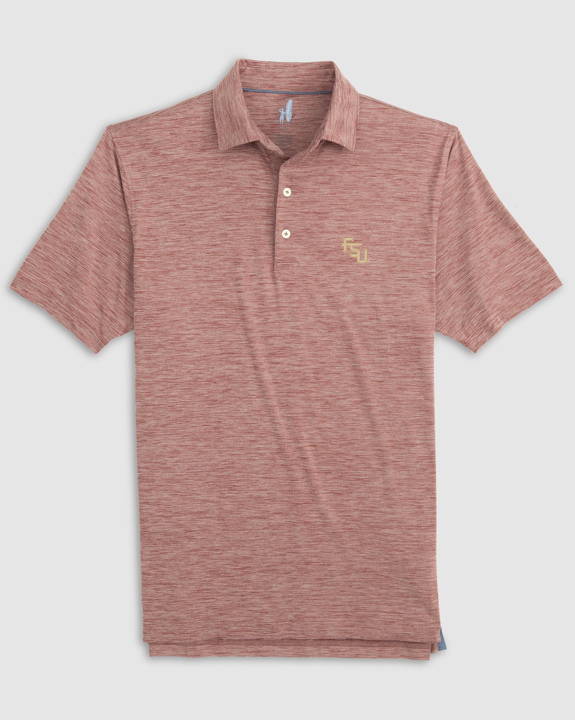 Florida State Huronn Featherweight Performance Polo - Stacked Logo