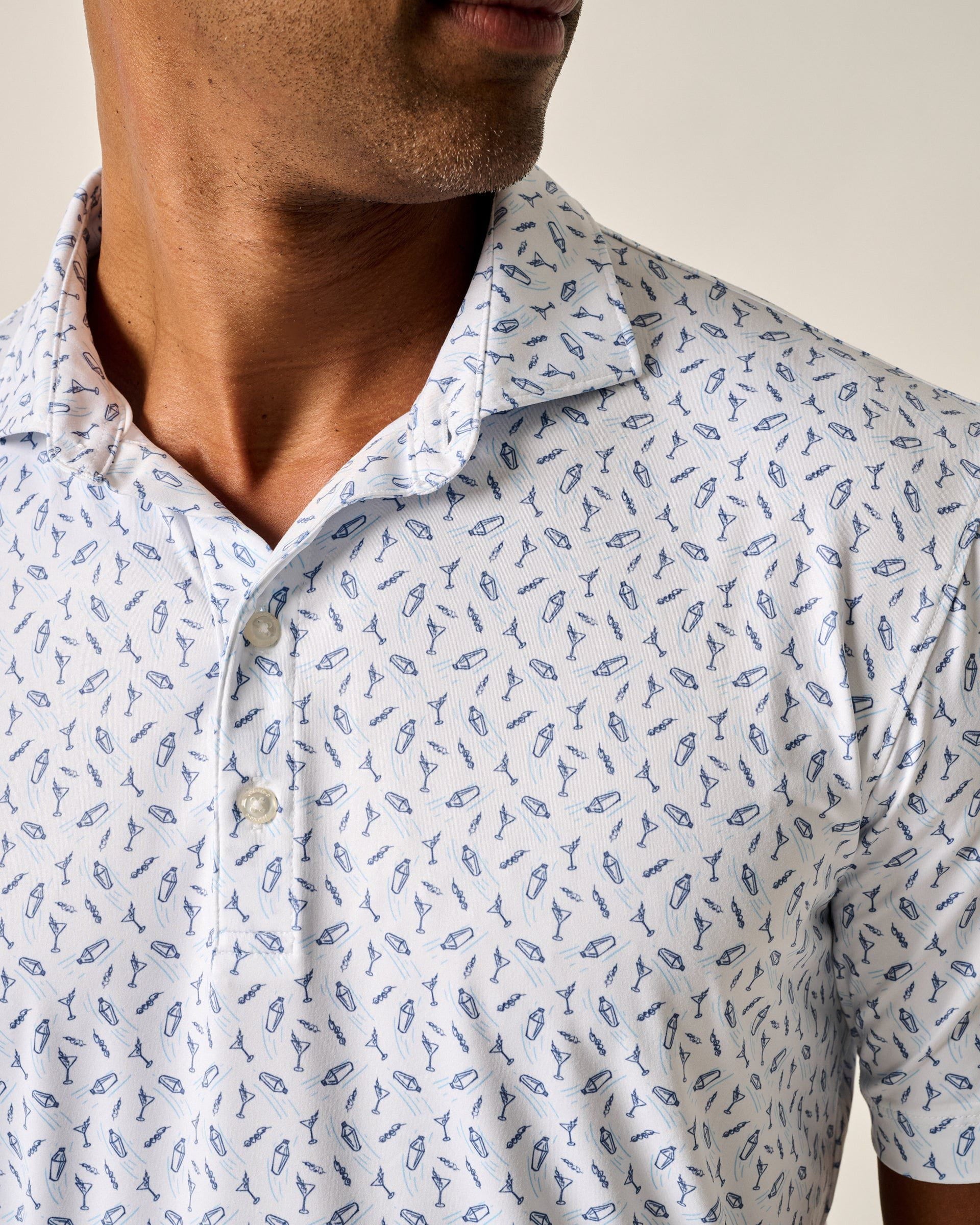 Featherweight Performance Polo - Tini Print