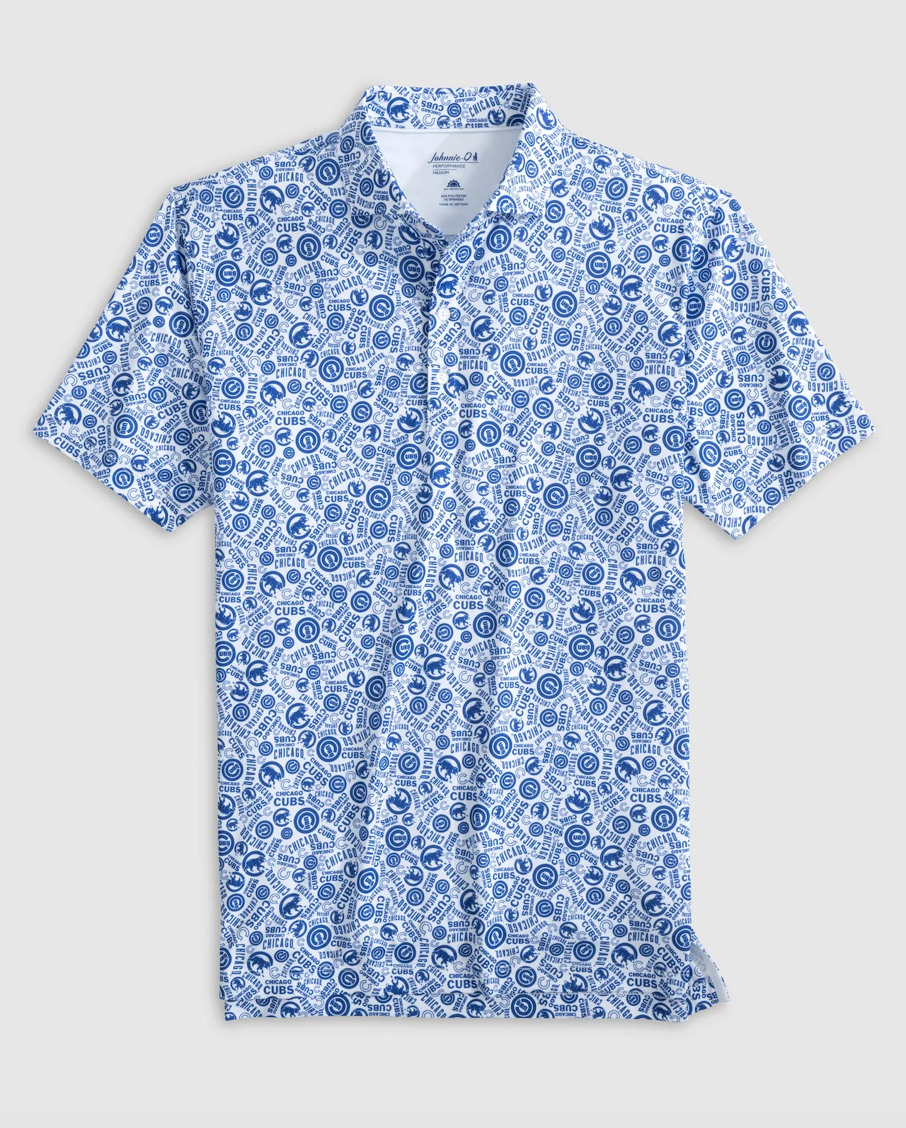 Chicago Cubs Galvin Performance Jersey Printed Polo