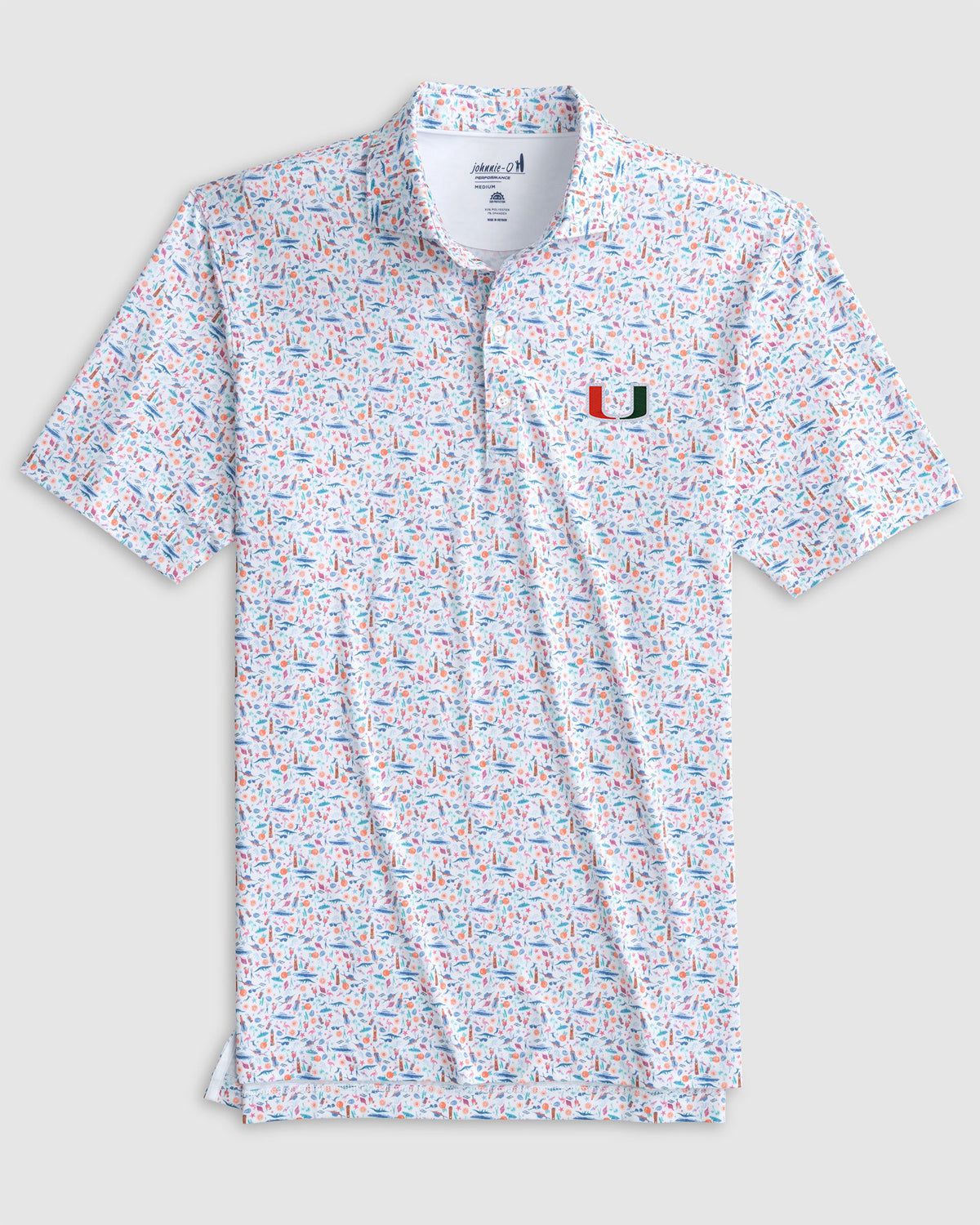 Miami Sunshine State Printed Jersey Performance Polo