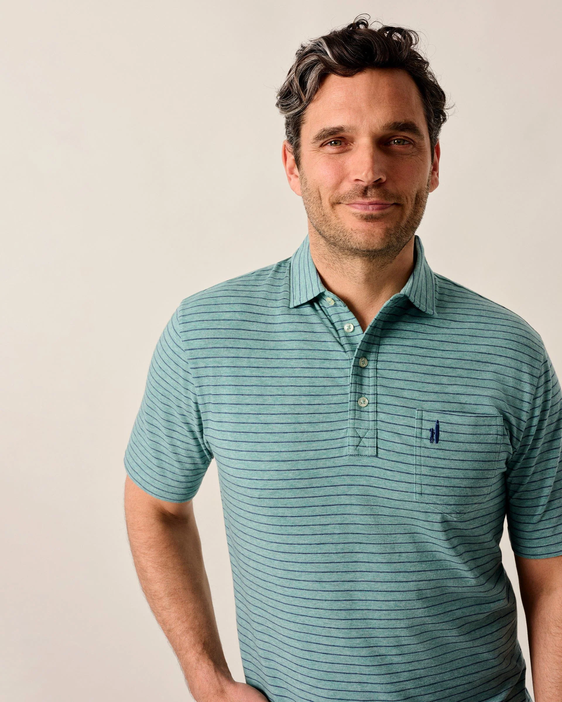 Original 4-Button Polo - Ryan Stripe