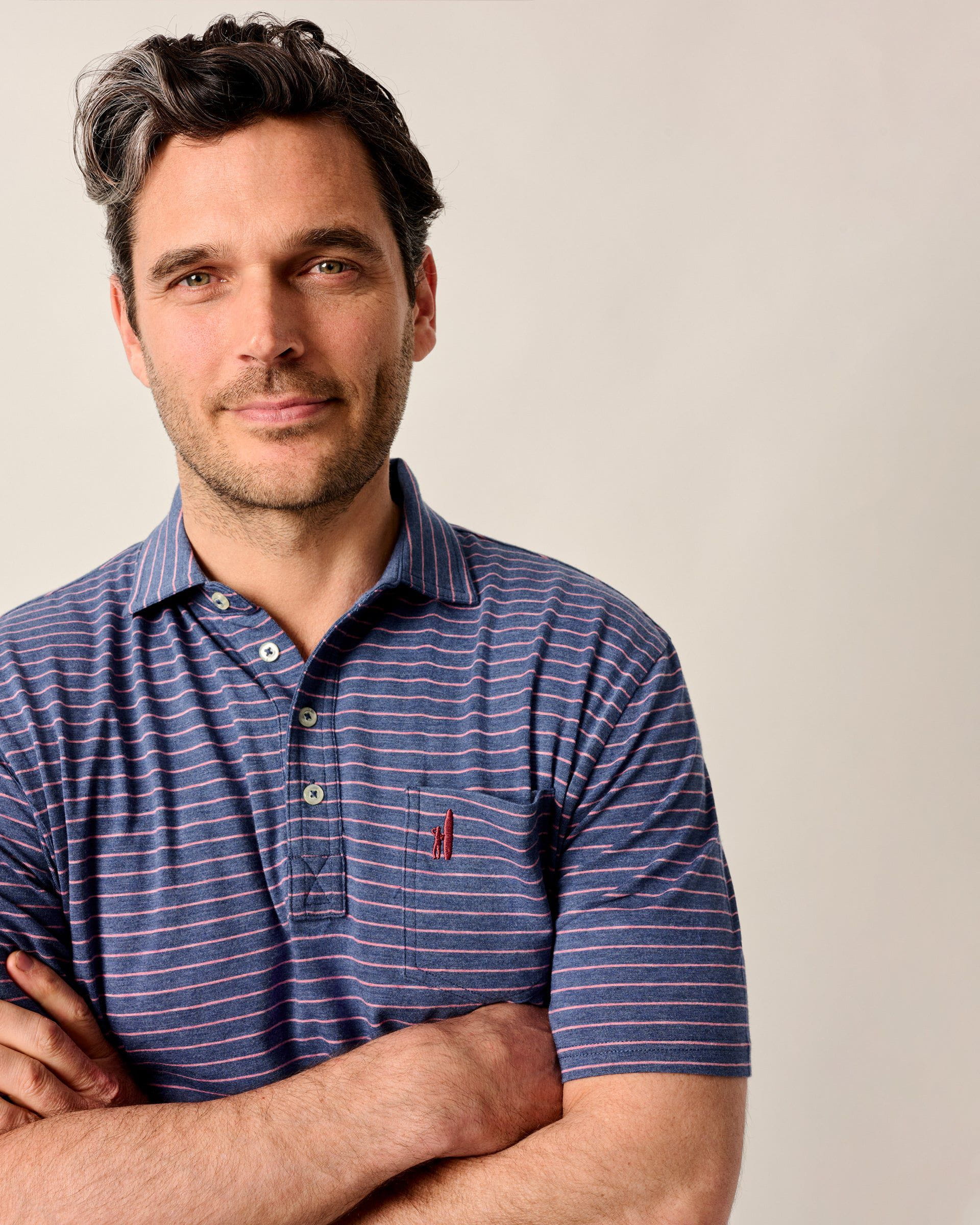 Original 4-Button Polo - Ryan Stripe
