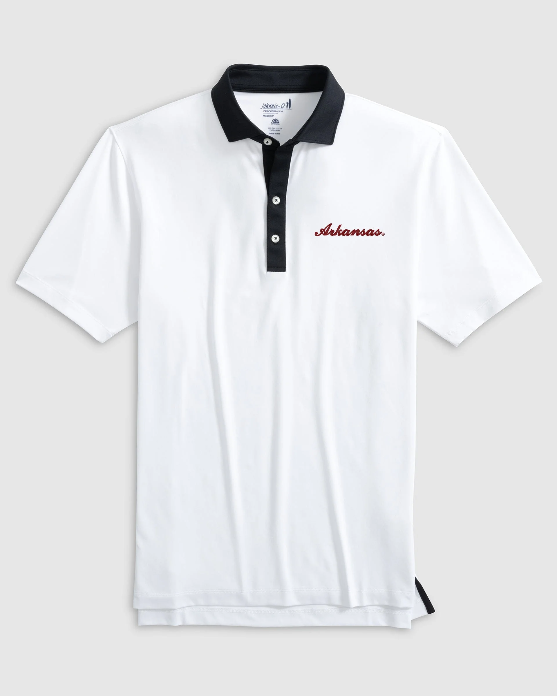 Arkansas Ramos Performance Jersey Polo - Script Logo