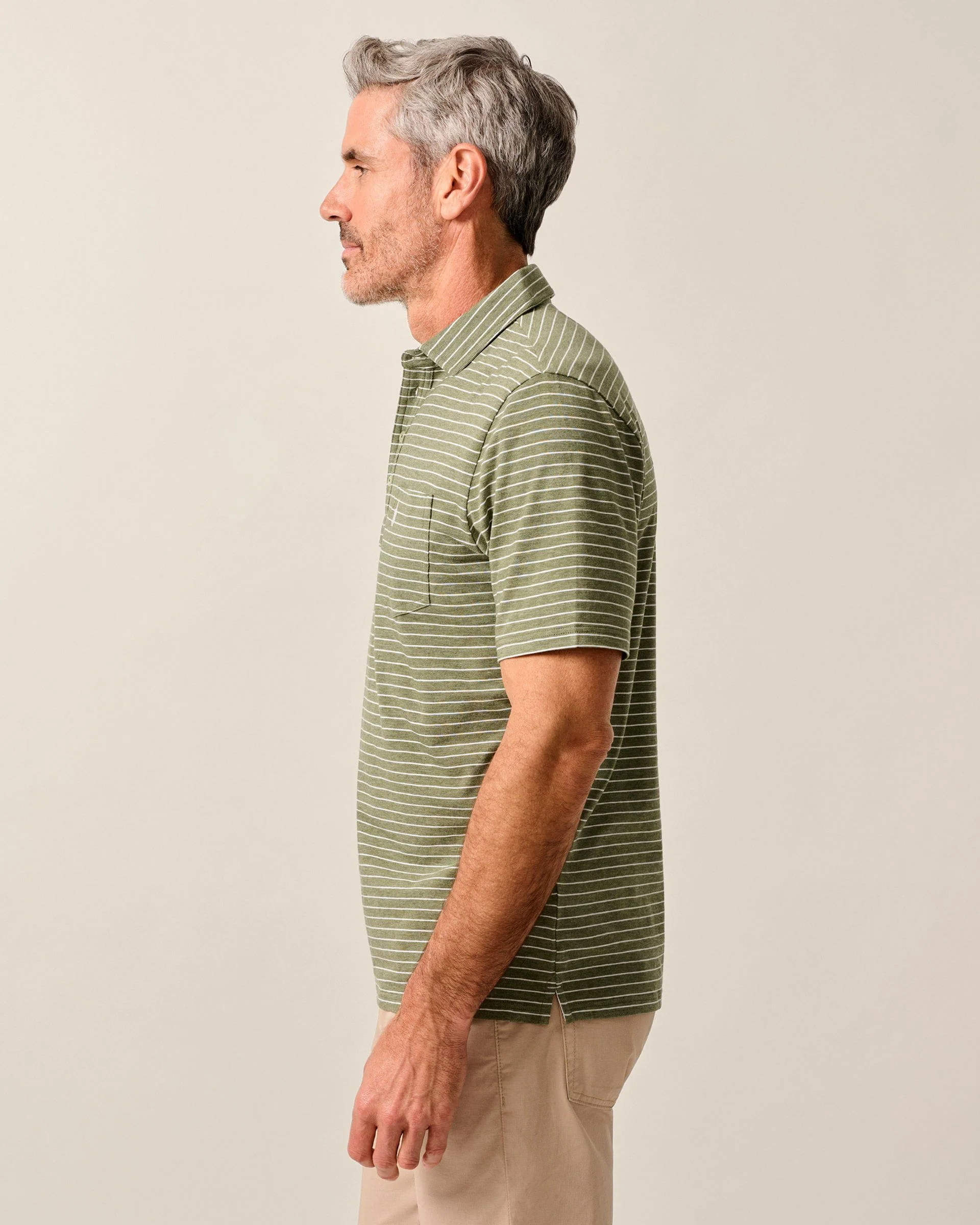 Original 4-Button Polo - Ryan Stripe