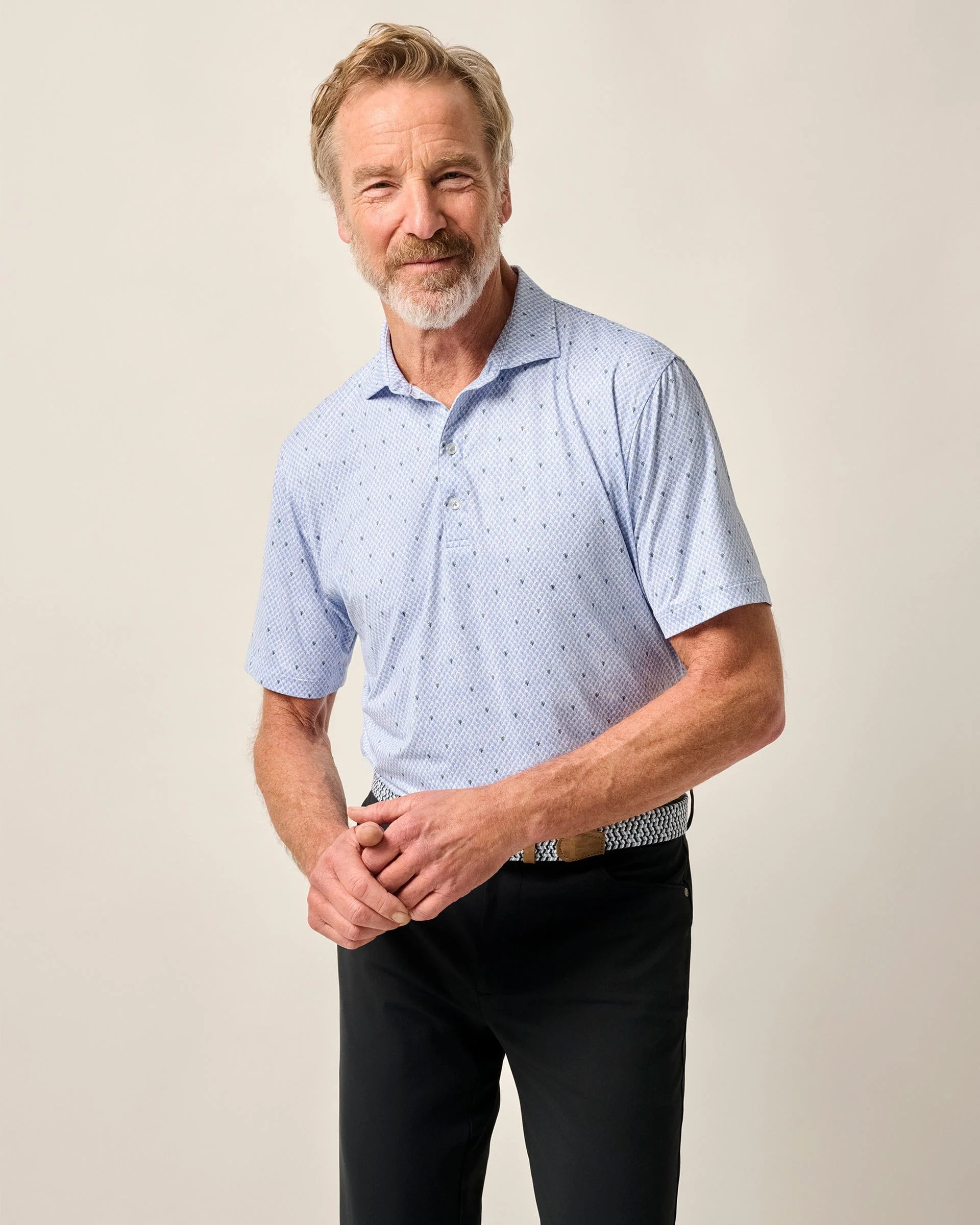 Featherweight Performance Polo - Fernando Print