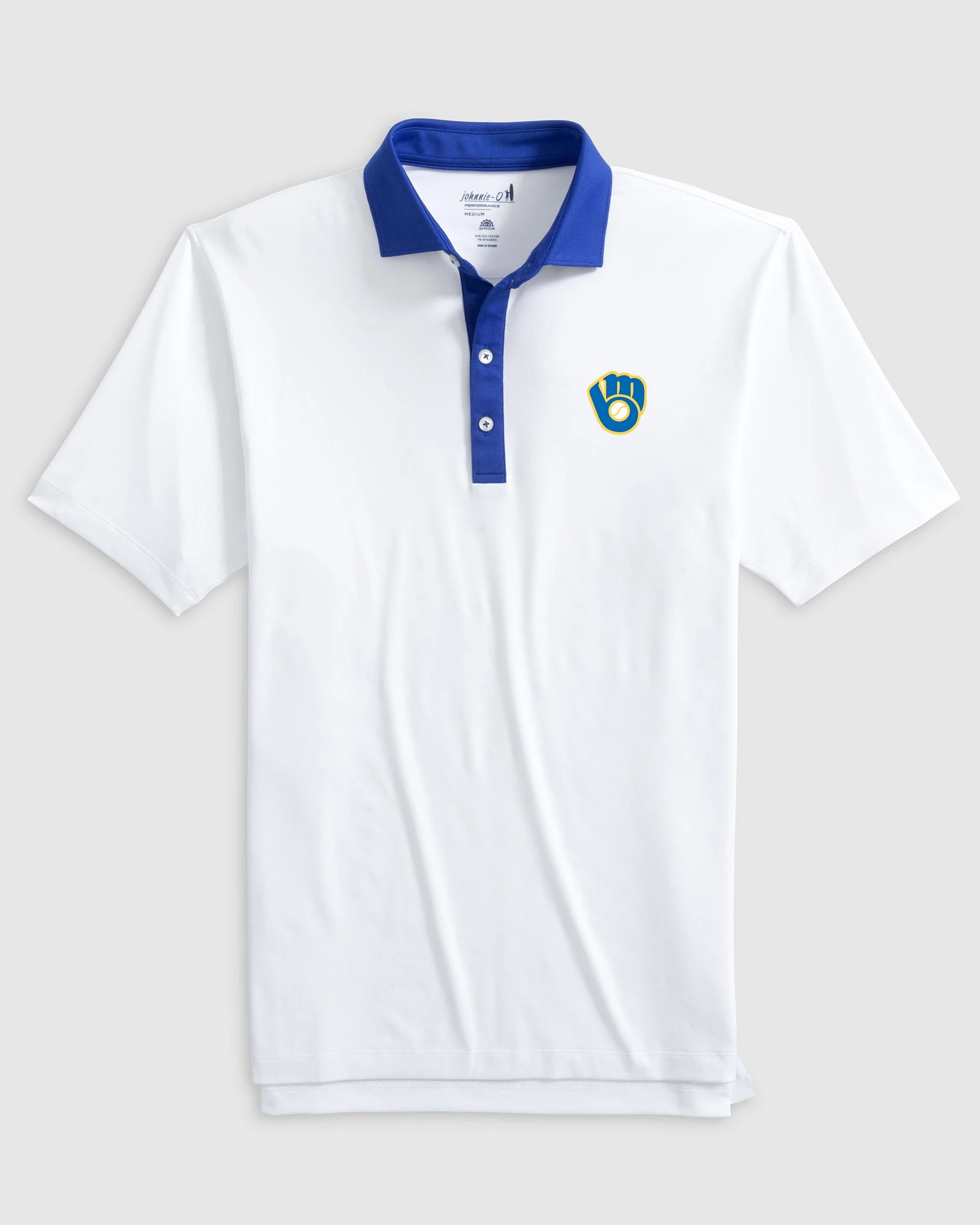 Milwaukee Brewers Ramos Performance Jersey Polo - Cooperstown Logo
