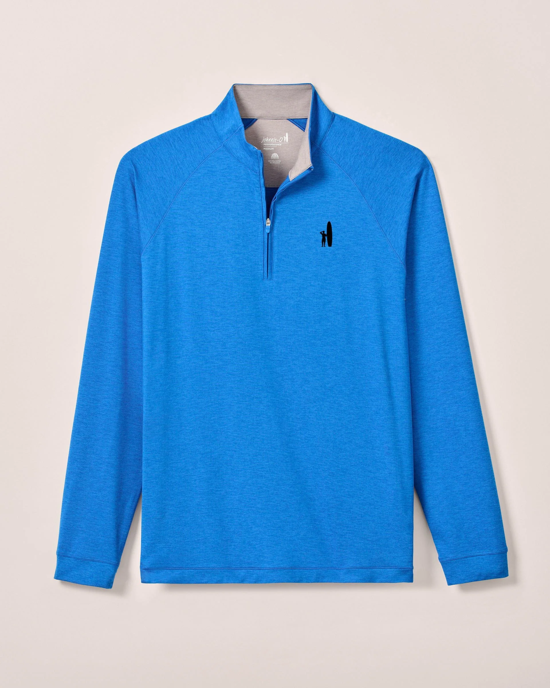 Custom Surfer Logo Freeborne Performance 1/4 Zip Pullover