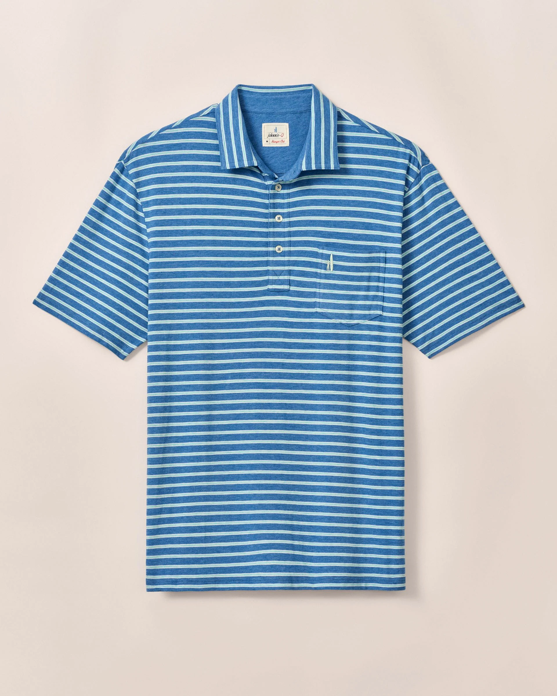 Original 4-Button Polo - Matthis Stripe