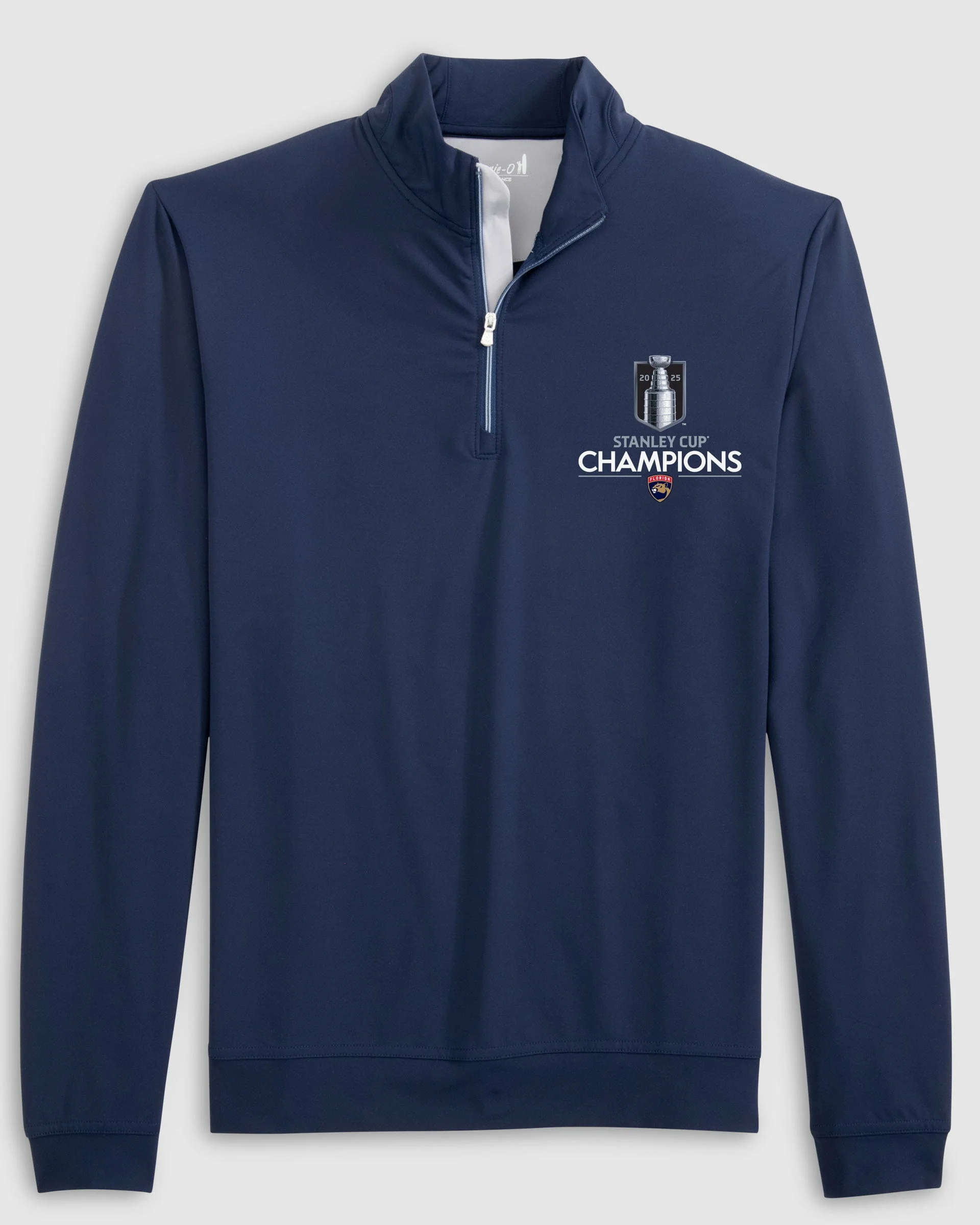 Florida Panthers Motion Performance 1/4 Zip Pullover - 2025 Stanley Cup Champions Logo