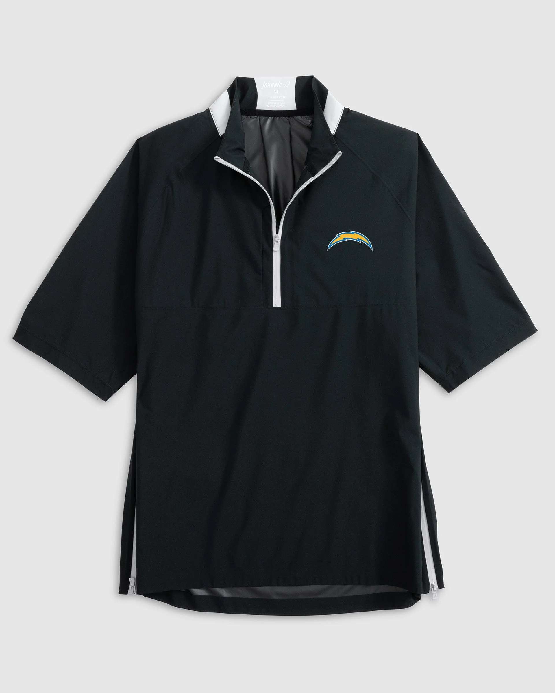 Los Angeles Chargers Stealth Stowable Short Sleeve Packable Rain Jacket