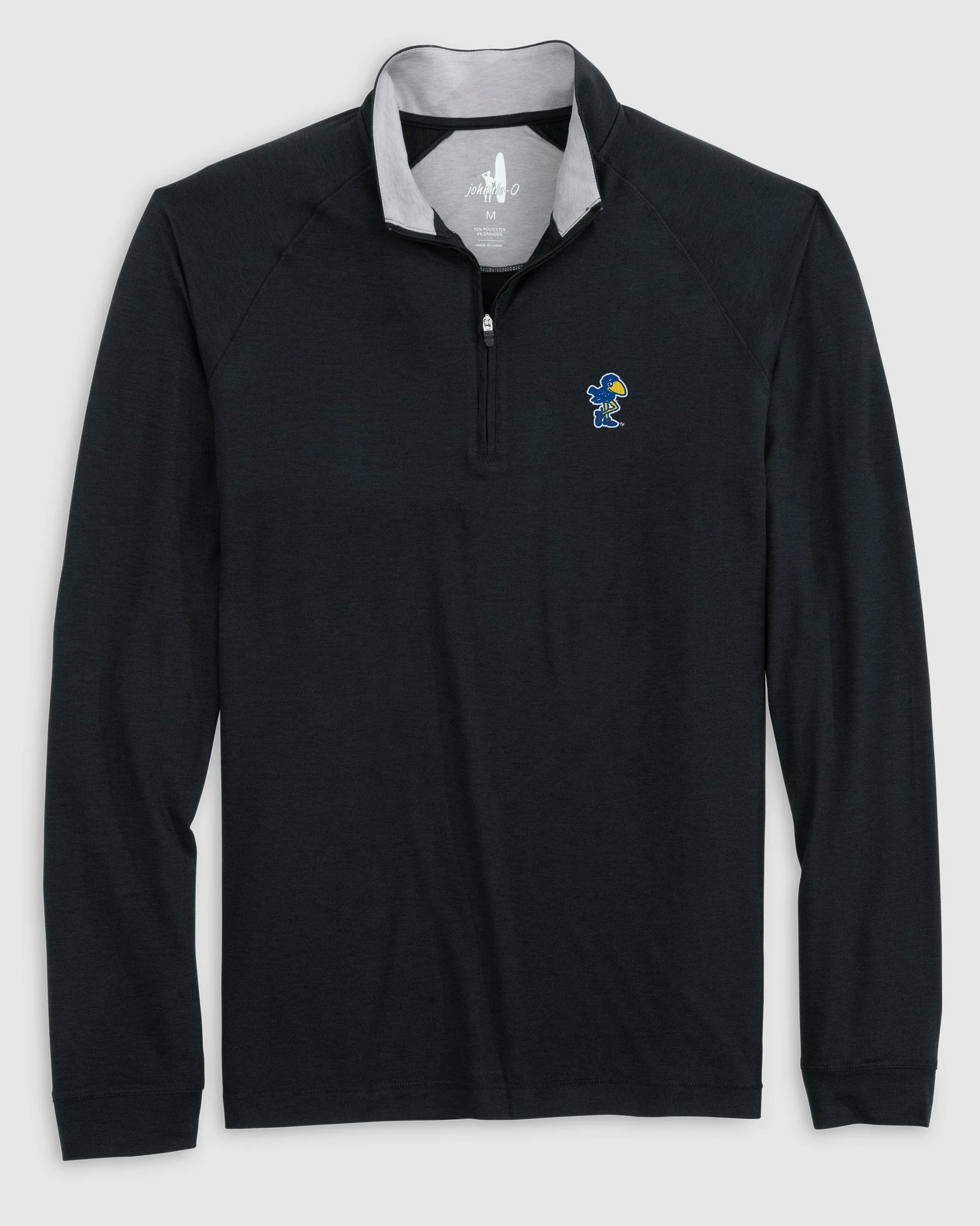 Kansas Freeborne Performance 1/4 Zip - Vault Logo