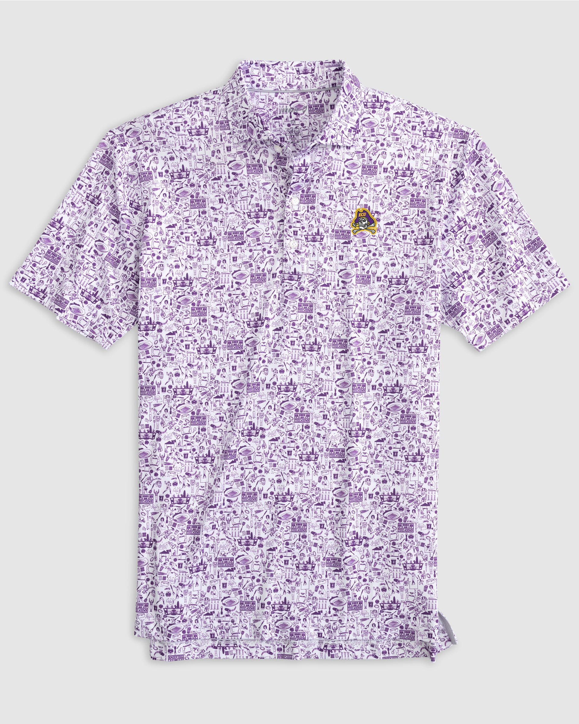 East Carolina Tailgater 2.0 Printed Jersey Performance Polo