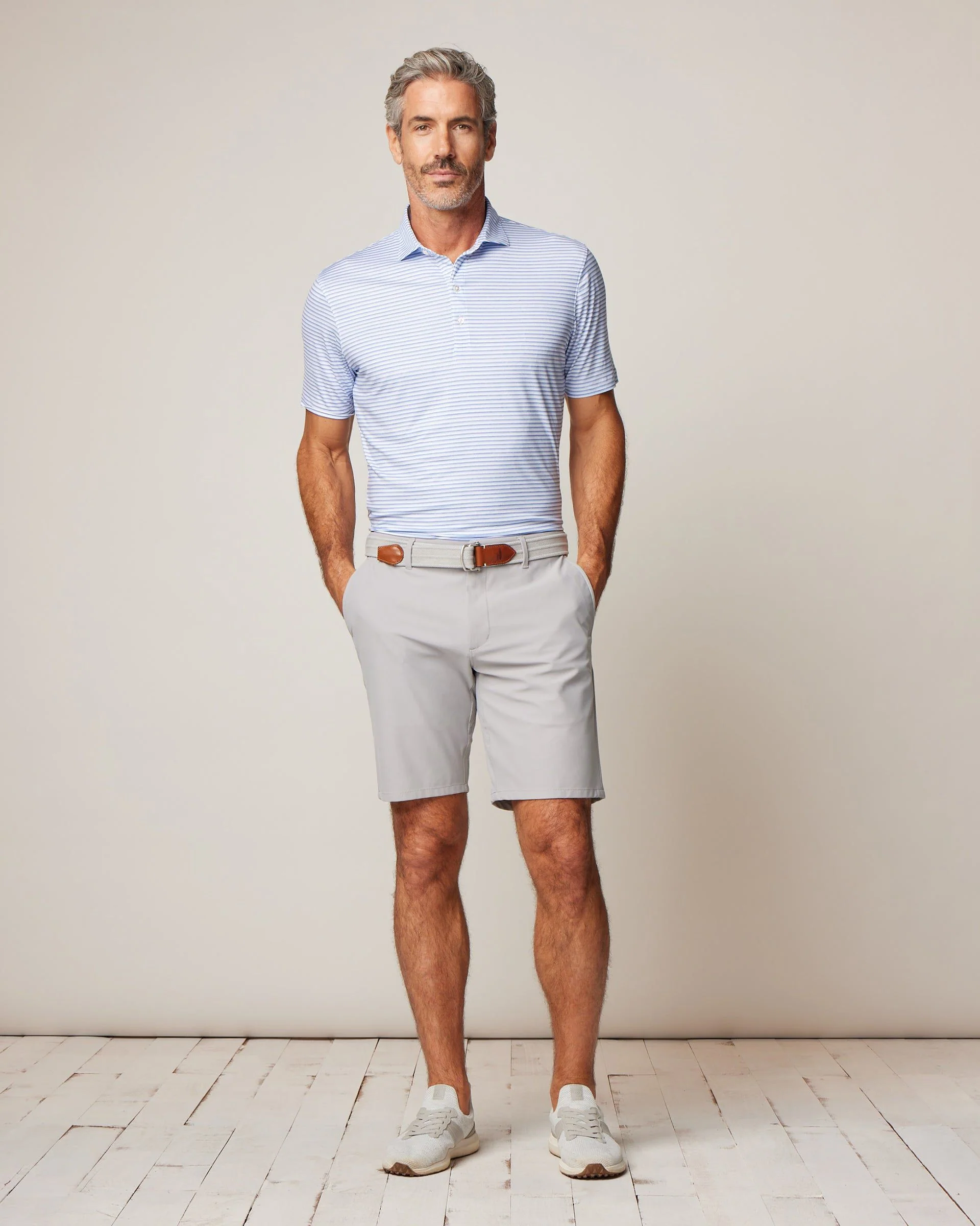 Featherweight Performance Polo - Warwick Stripe