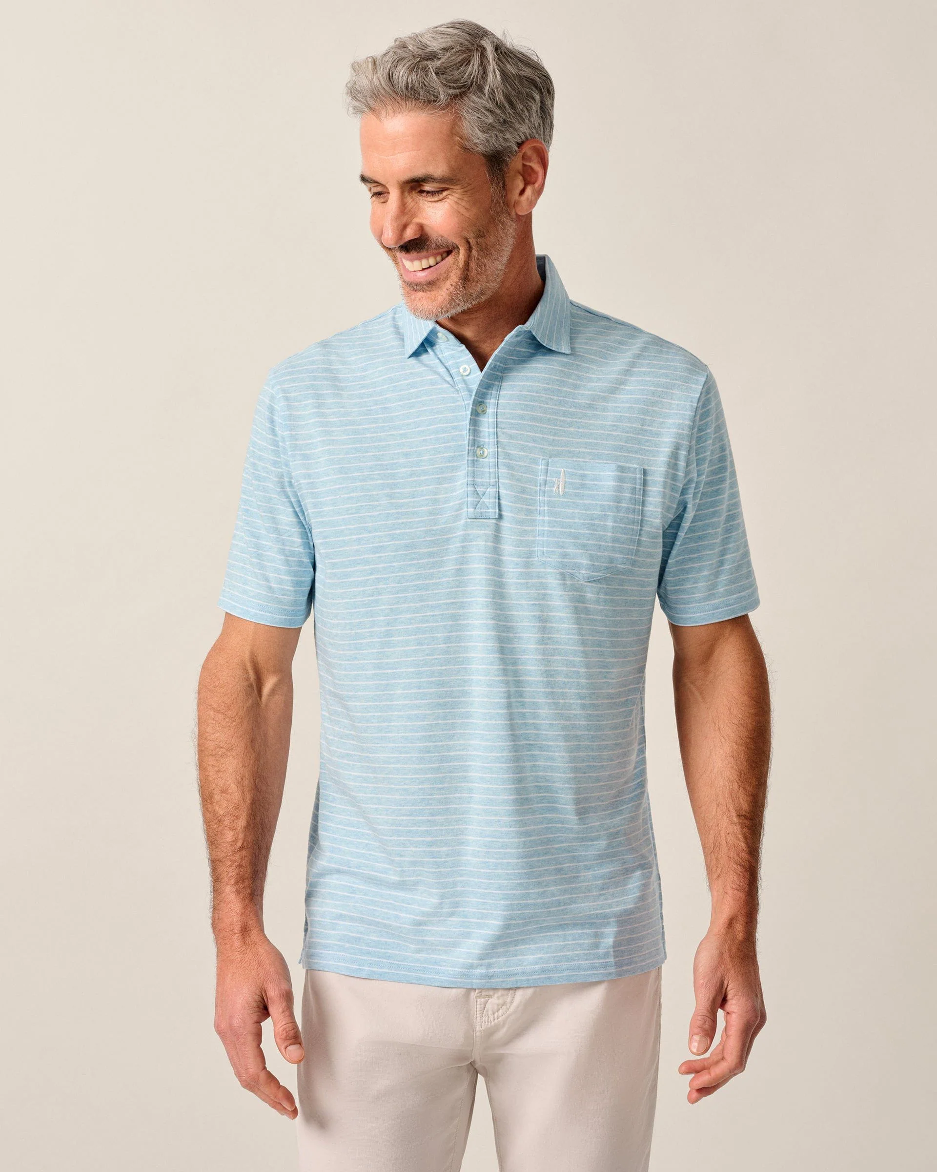 Original 4-Button Polo - Ryan Stripe