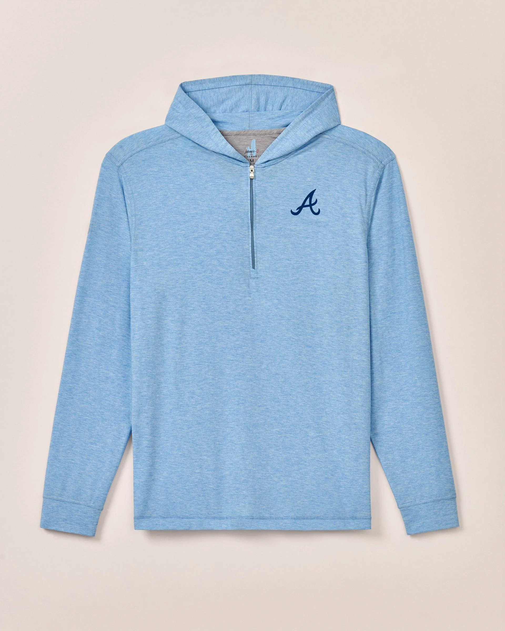 Atlanta Braves Welsey Performance 1/4 Zip Hoodie