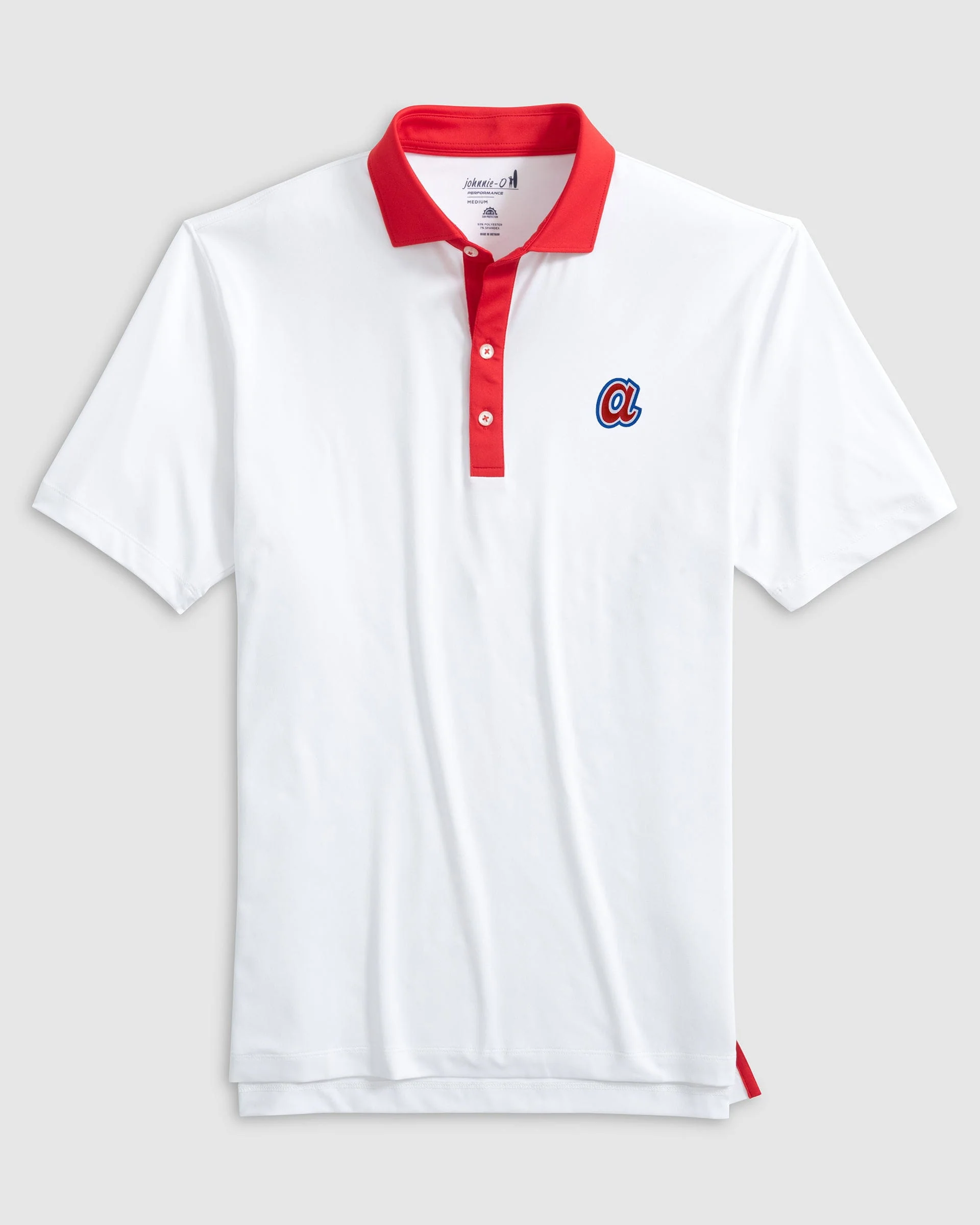 Atlanta Braves Ramos Performance Jersey Polo - Cooperstown Logo