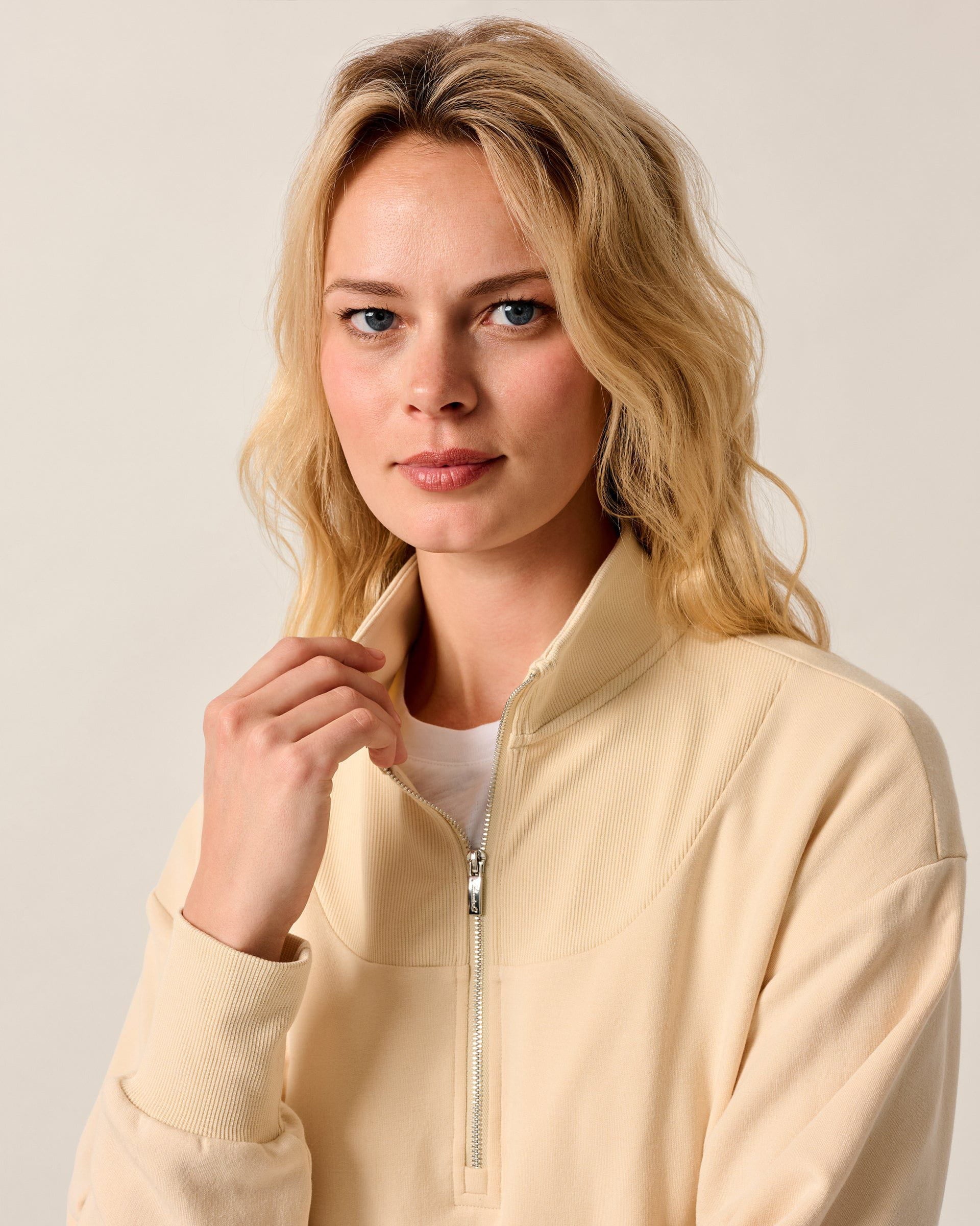 Naomi Rib Knit 1/4-Zip