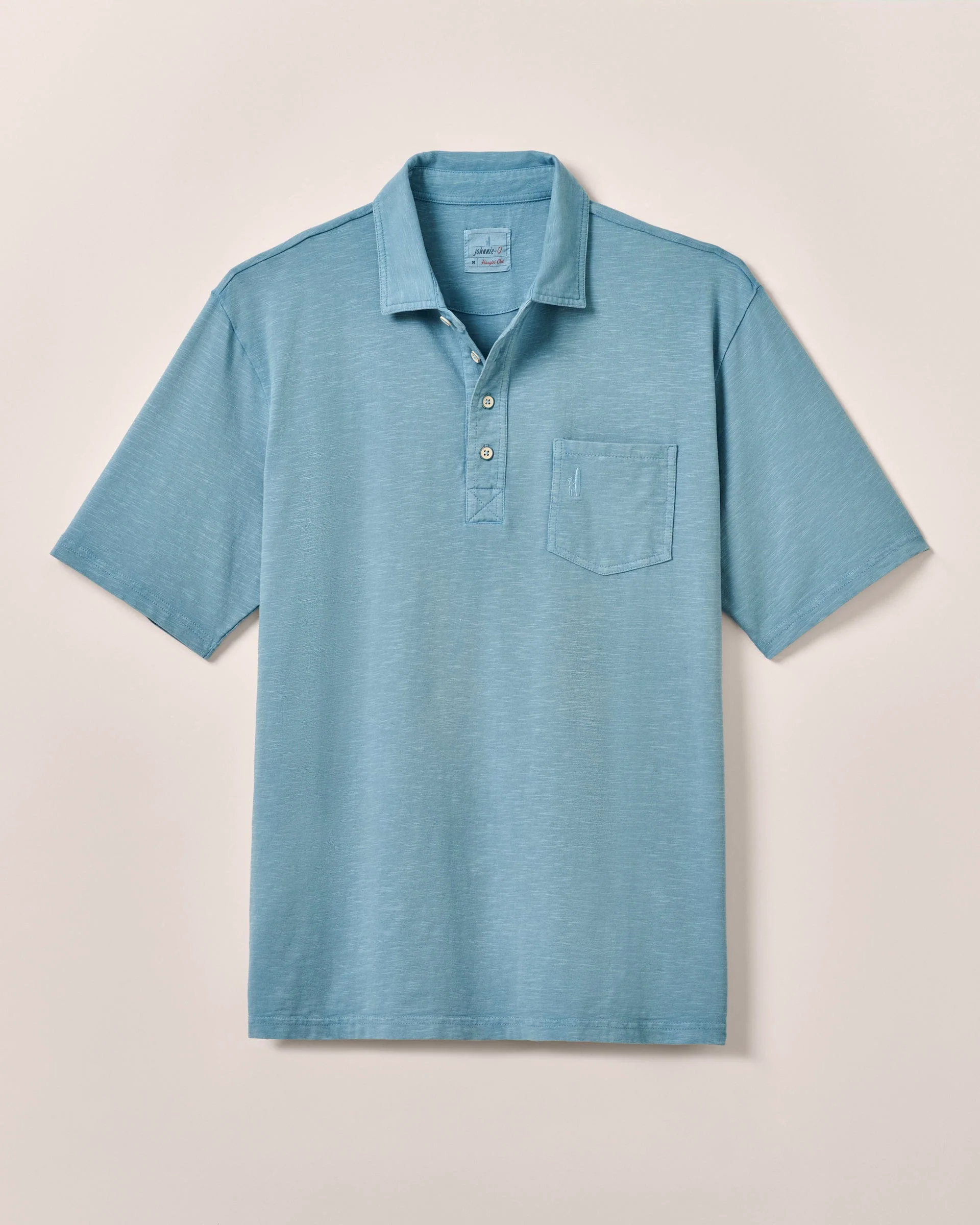 Original 4-Button Polo - Coastal Wash