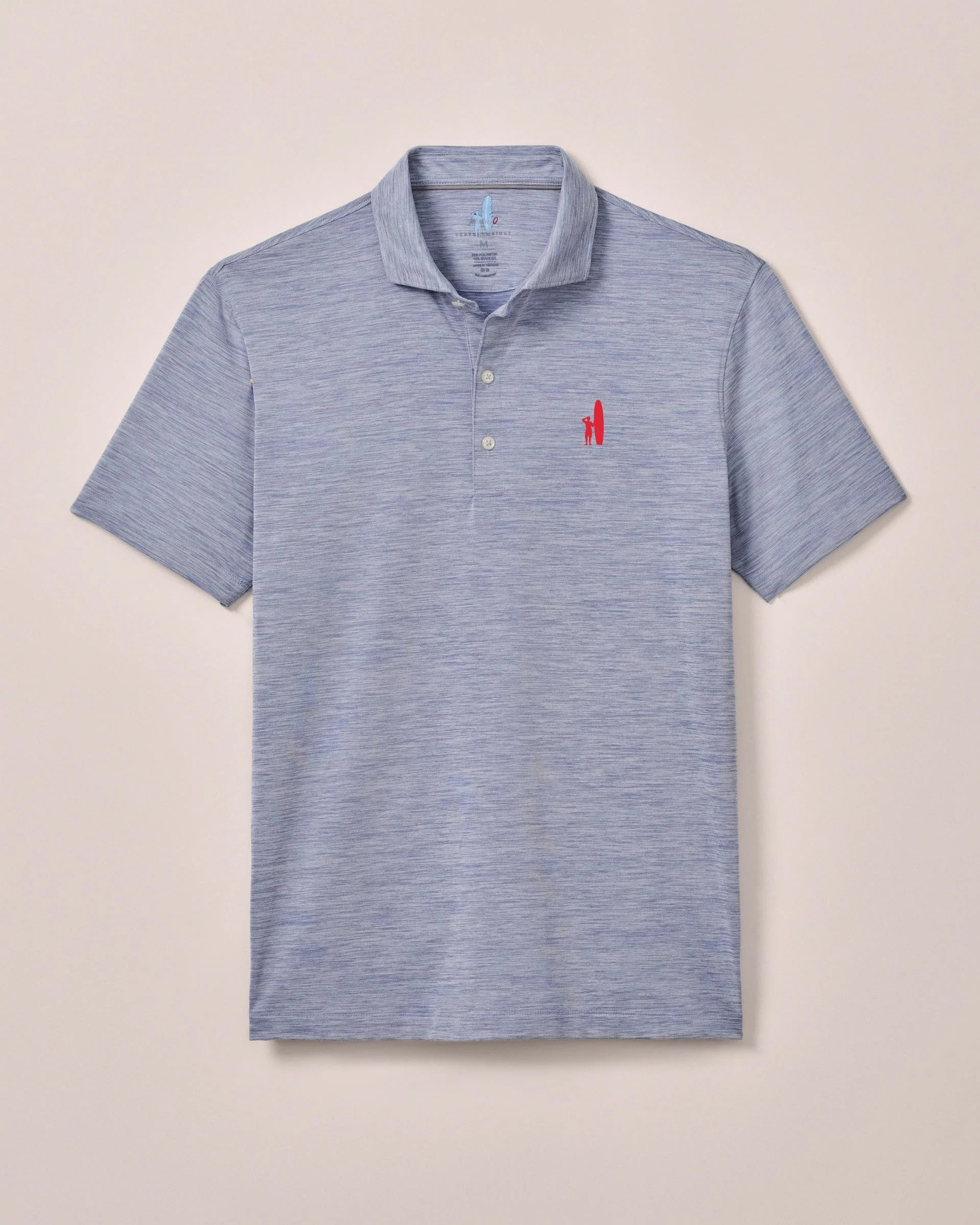 Custom Surfer Logo Huronn Featherweight Performance Polo