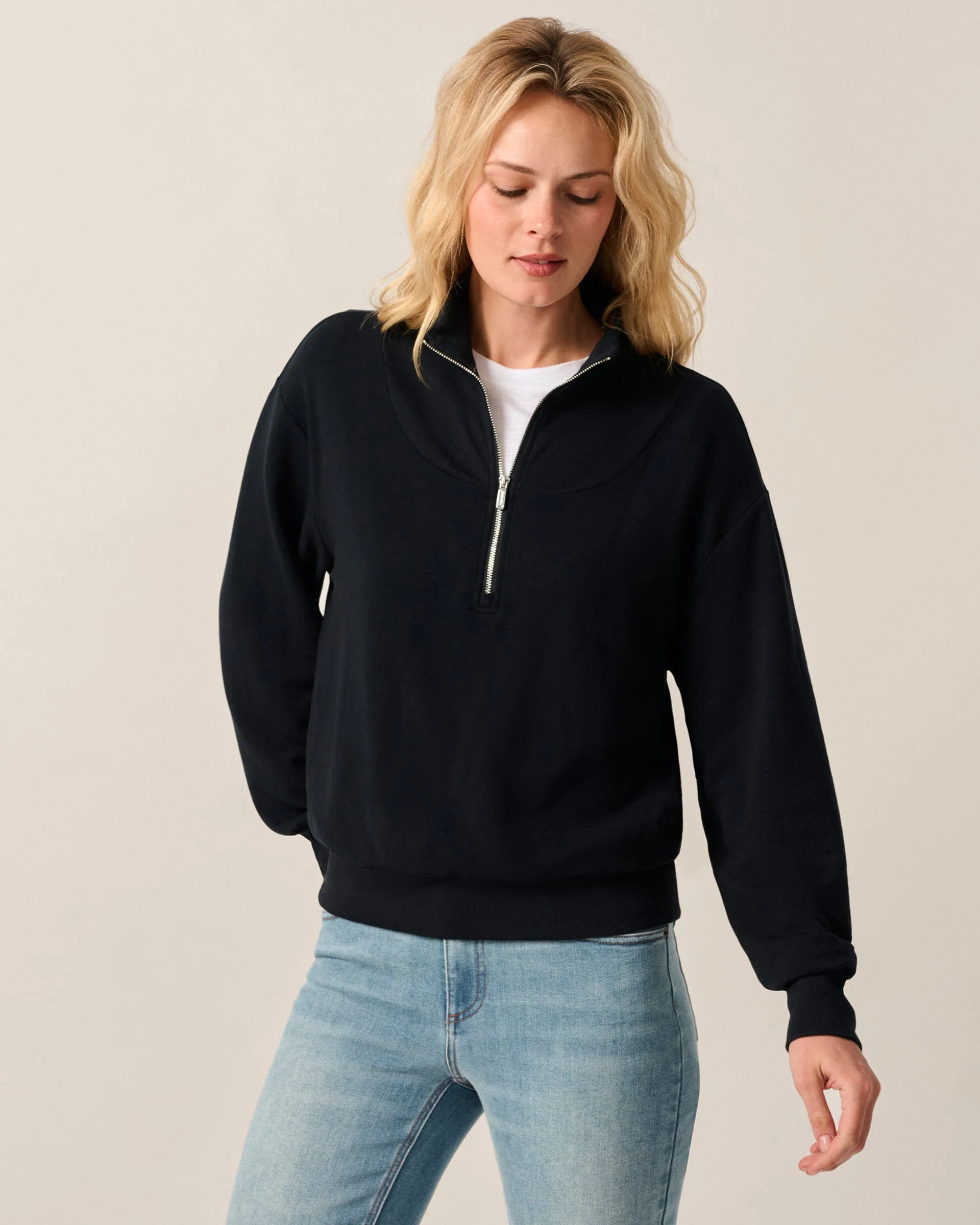 Naomi Rib Knit 1/4-Zip