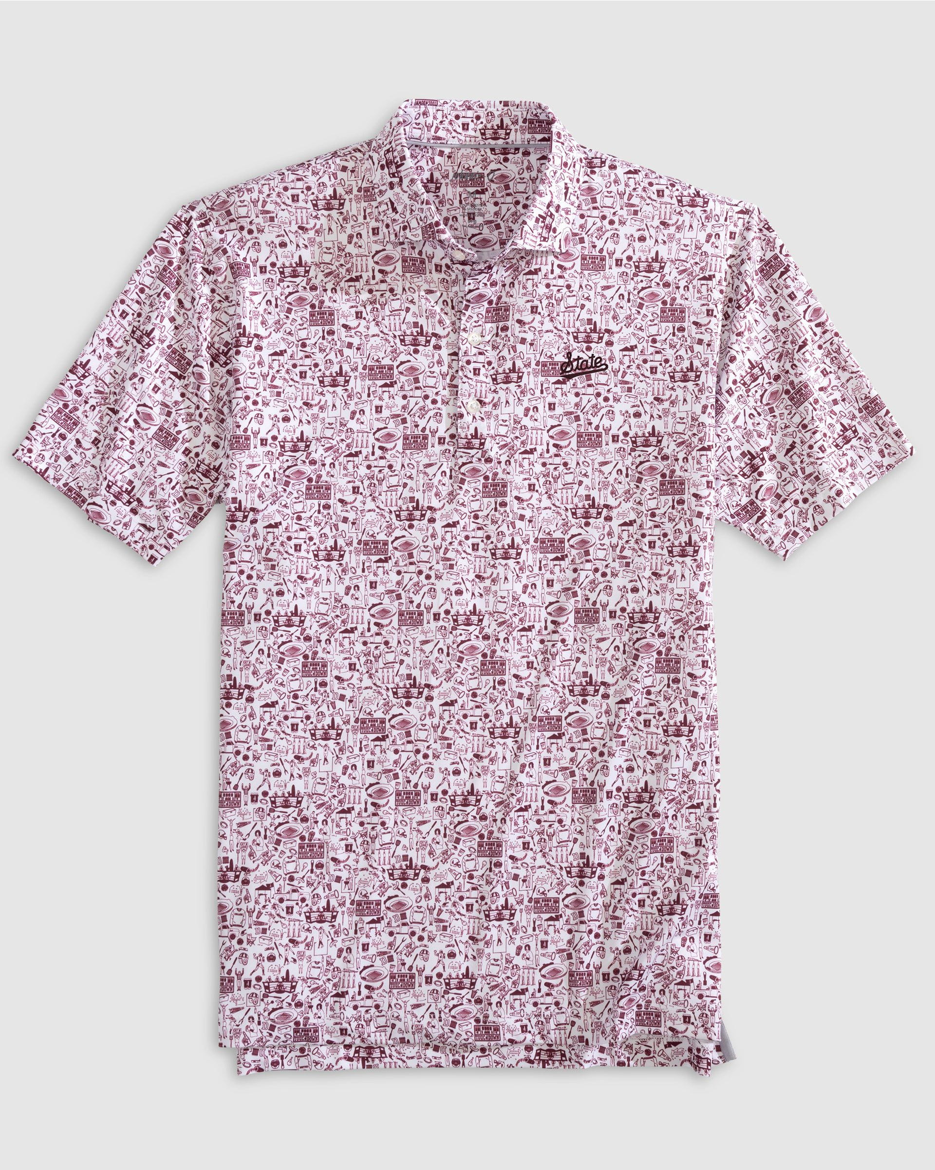 Mississippi State Tailgater 2.0 Printed Jersey Performance Polo - Script Logo