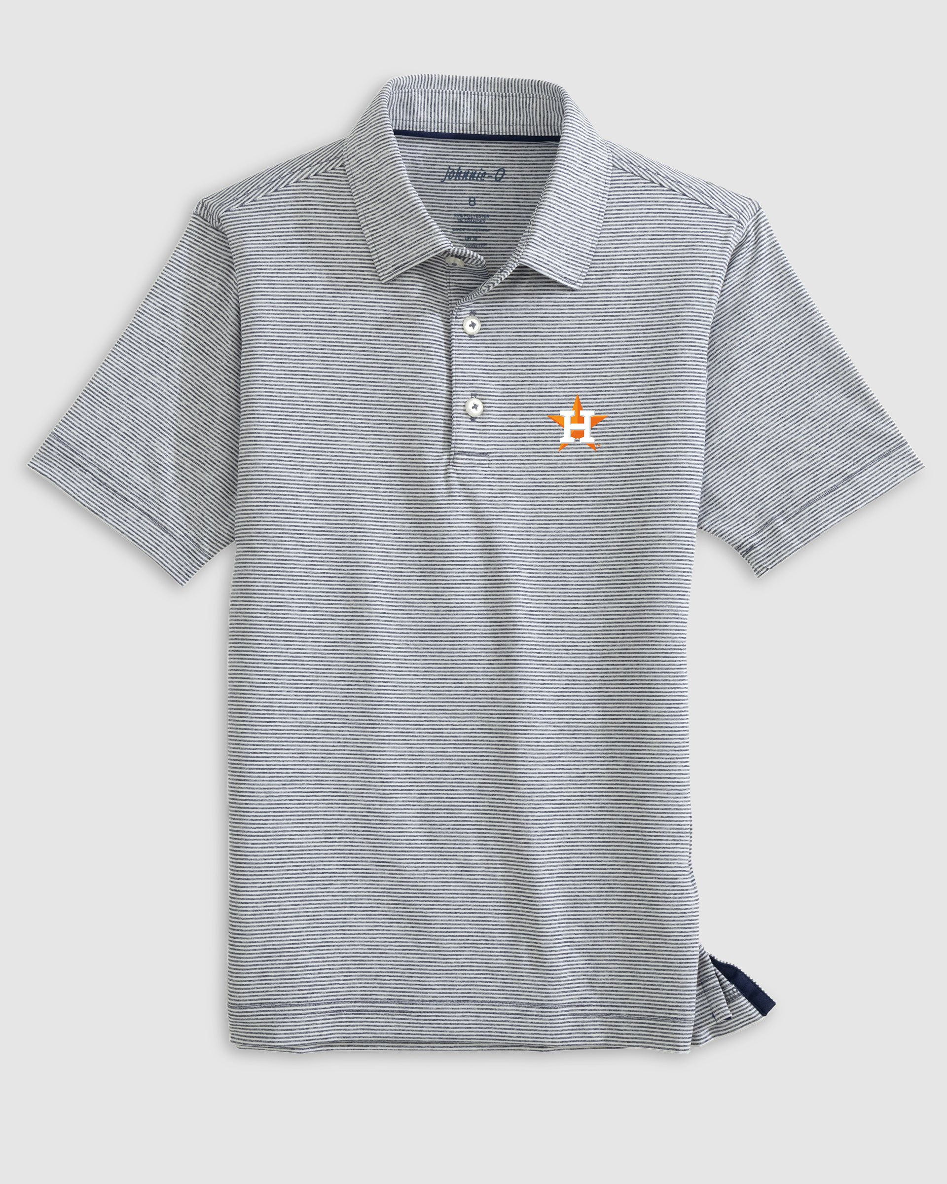 Houston Astros Lyndonn Jr. Striped Jersey Performance Polo