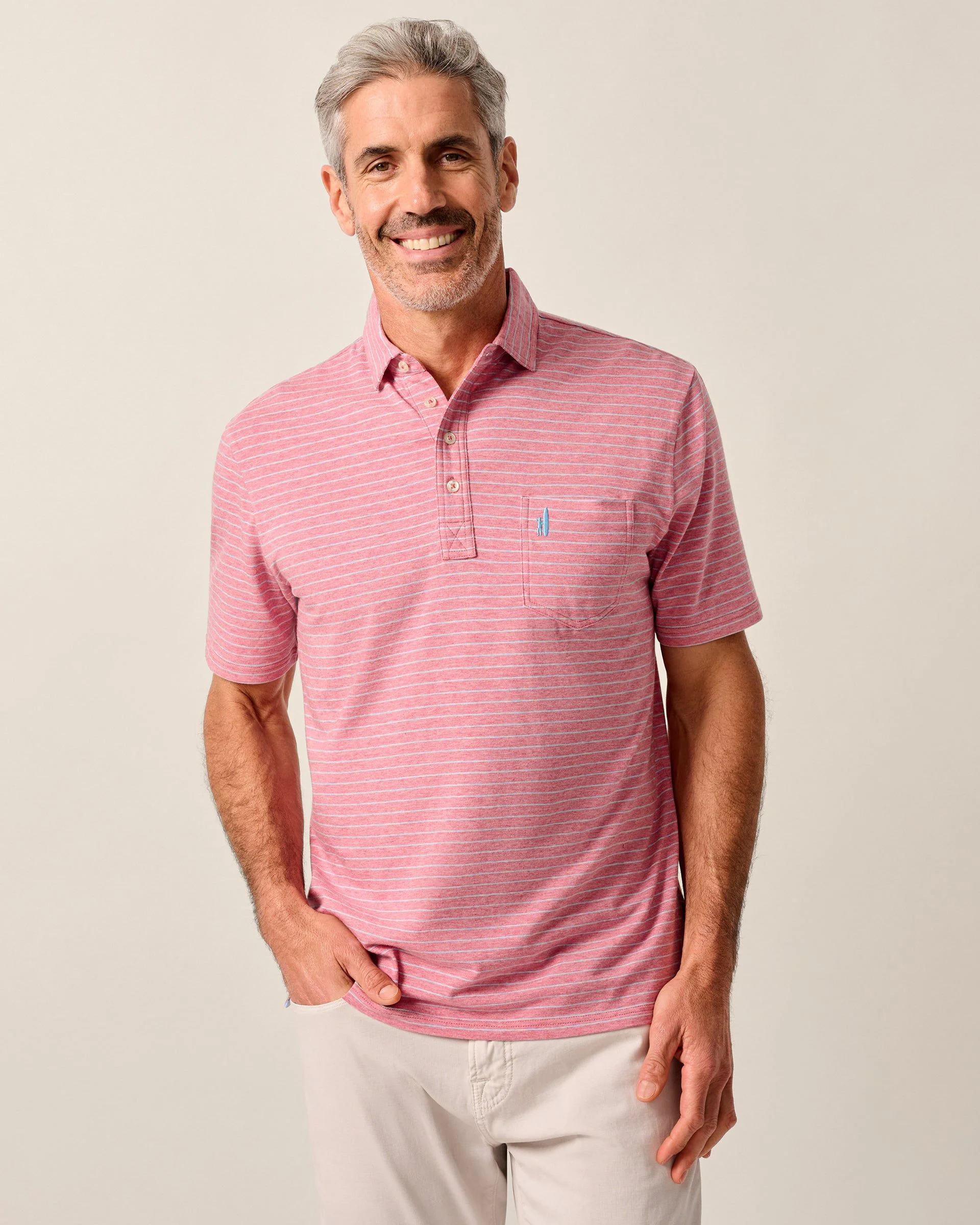 Original 4-Button Polo - Ryan Stripe