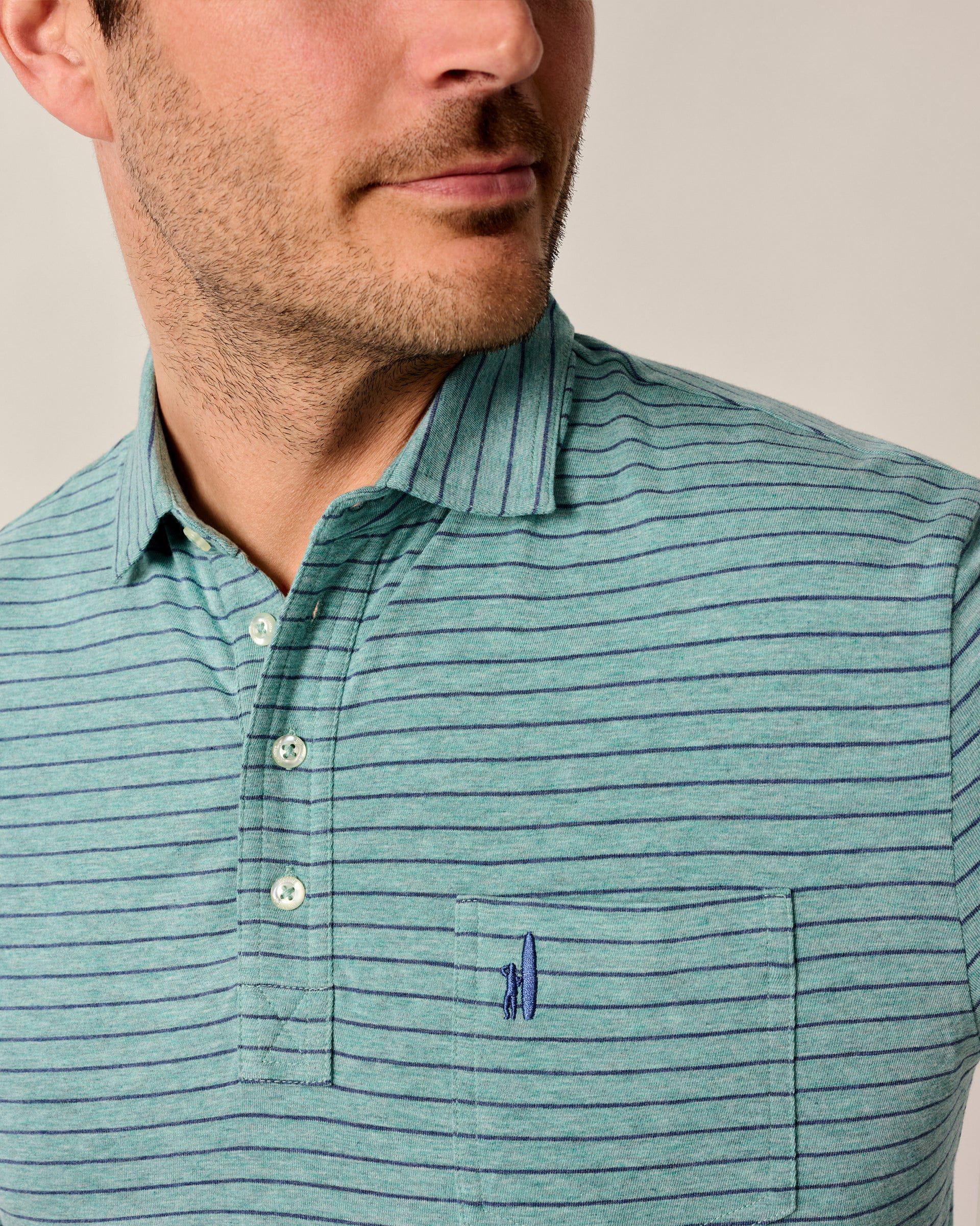Original 4-Button Polo - Ryan Stripe